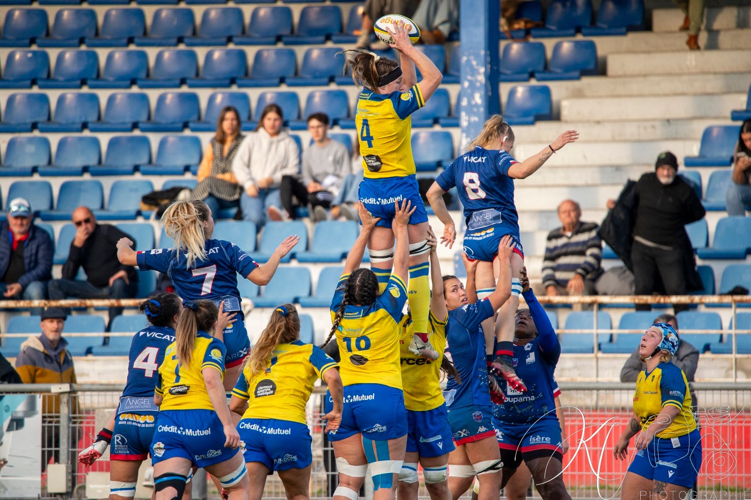  ASM Romagnat rugby féminin - FC Grenoble Rugby - Rugby - FFR 2024 Elite 1 Fém - ASM Romagnat (32) vs (8) Amazones FC Grenoble  (#FFR24E1FASMRFCG11) Photo by: Karine Valentin | Siuxy Sports 2024-11-17
