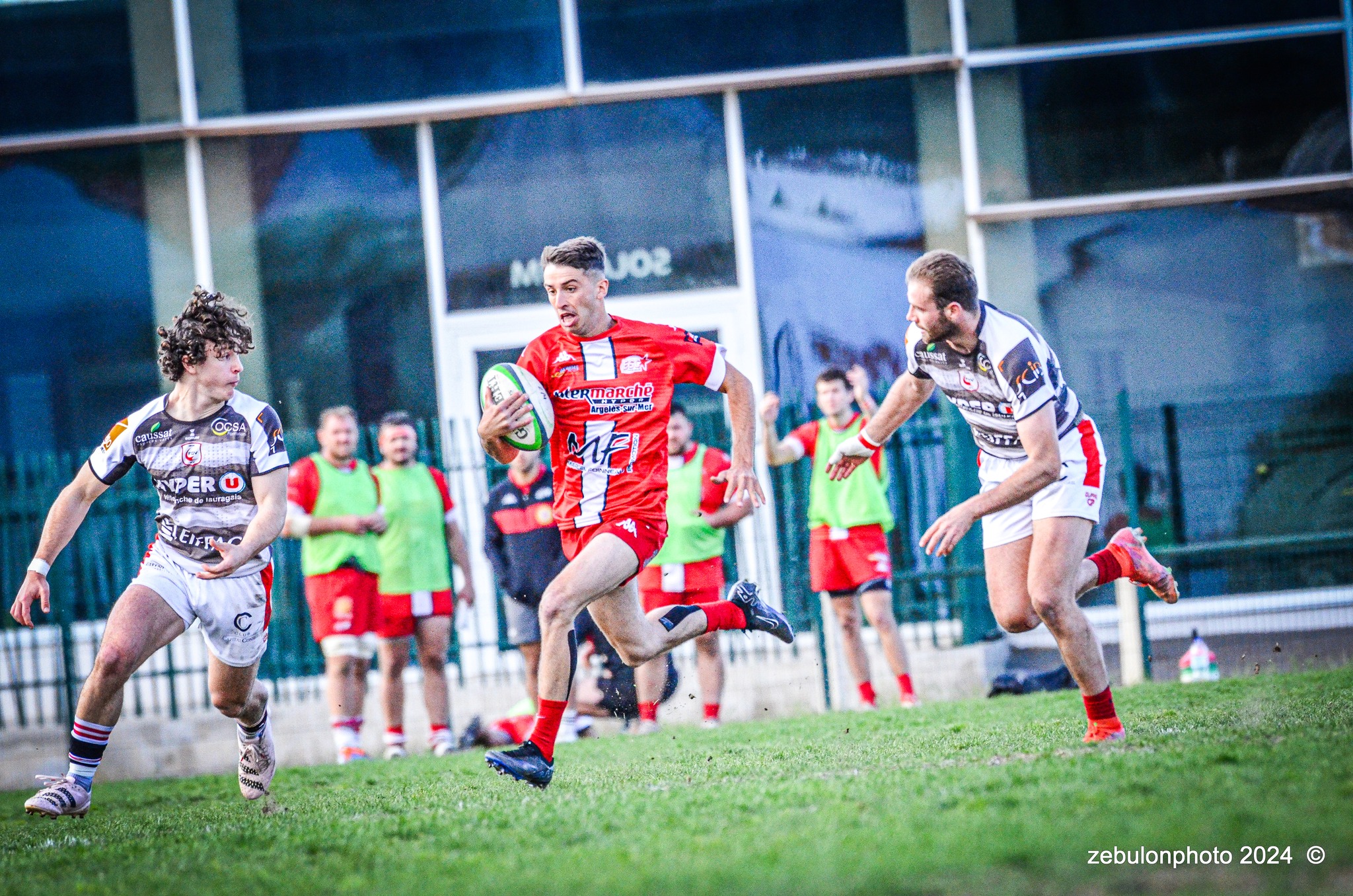  Étoile Sportive Catalane - Football Club Villefranchois - Lauragais - Rugby - FFR -  Fed 2 2024 - Etoile Sportive Catalane vs FC Villefranchois (#FFR24F2ESCFCV03) Photo by: Photo Zebulon | Siuxy Sports 2024-03-23