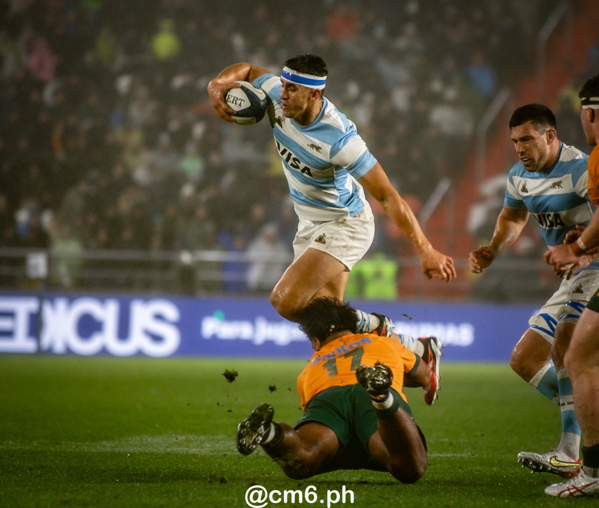  Selección Argentina de Rugby XV - Australia national rugby union team (M) - Rugby - Rugby Championship 2024 - Argentina Pumas (19) vs (20) Australia Wallabies (#CHAMP24R3ARGAUS) Photo by: Christian Mas | Siuxy Sports 2024-08-31