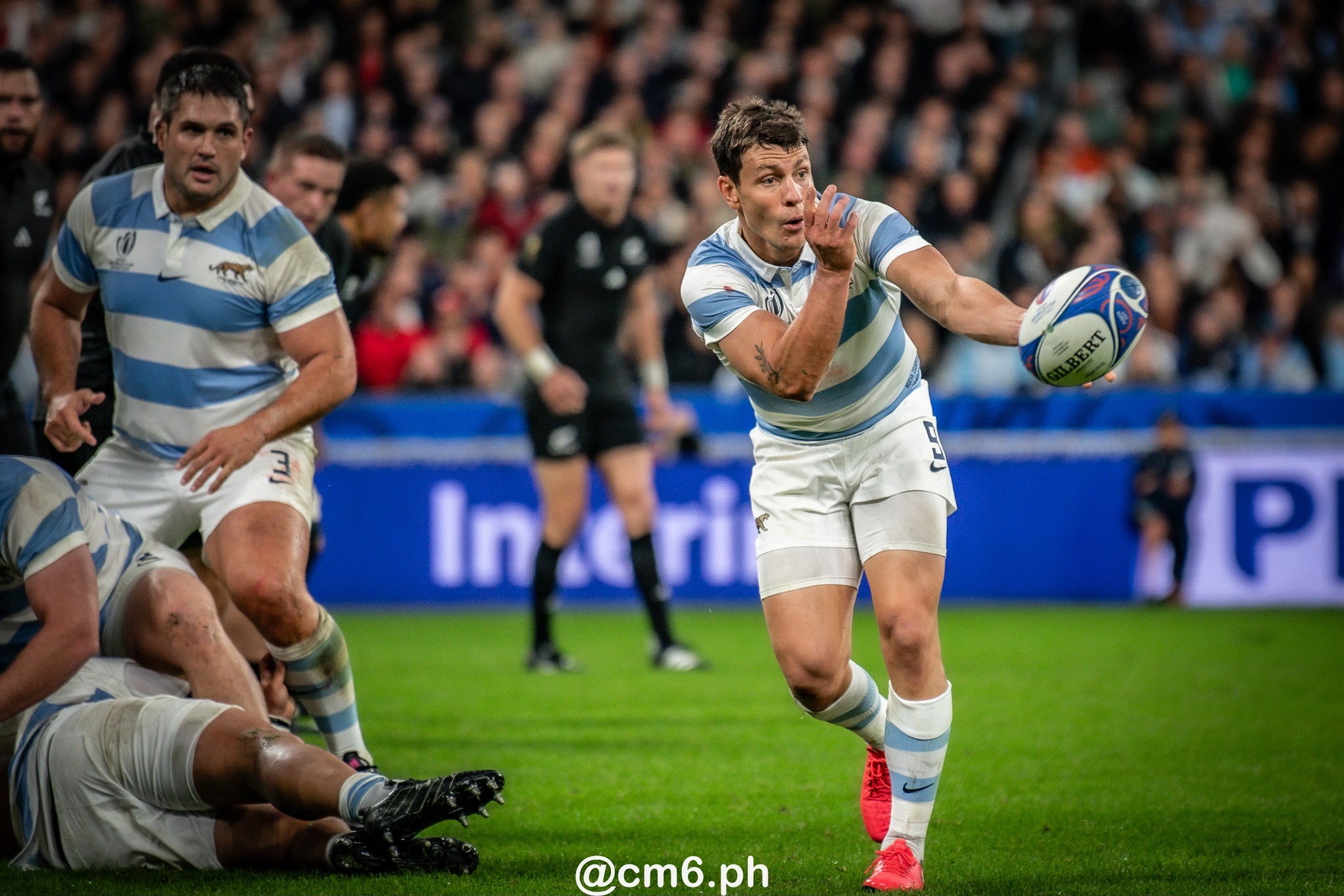  Selección Argentina de Rugby XV - New Zealand national rugby union team - Rugby - RWC 2023 - Semi final - Los Pumas (6) vs (44) All Blacks (#RWC23ARGNZL10) Photo by: Christian Mas | Siuxy Sports 2023-10-27
