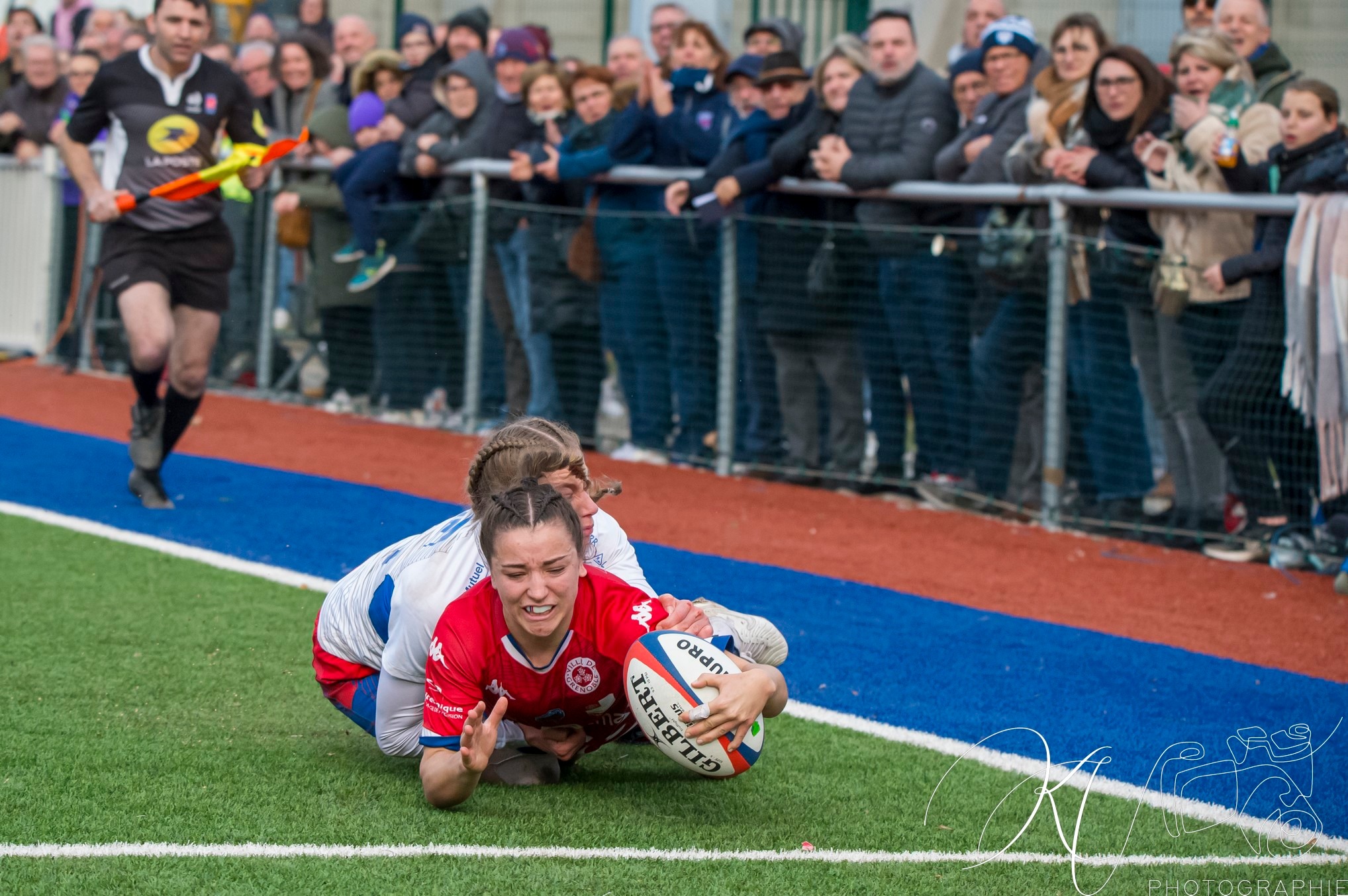 Alexandra CHAMBON -  FC Grenoble Rugby - Blagnac - Rugby - 2024 Élite 1 Féminine - FC Grenoble Amazones (18)  vs (13) Blagnac (#E1G24FCGBLA02) Photo by: Karine Valentin | Siuxy Sports 2024-02-18