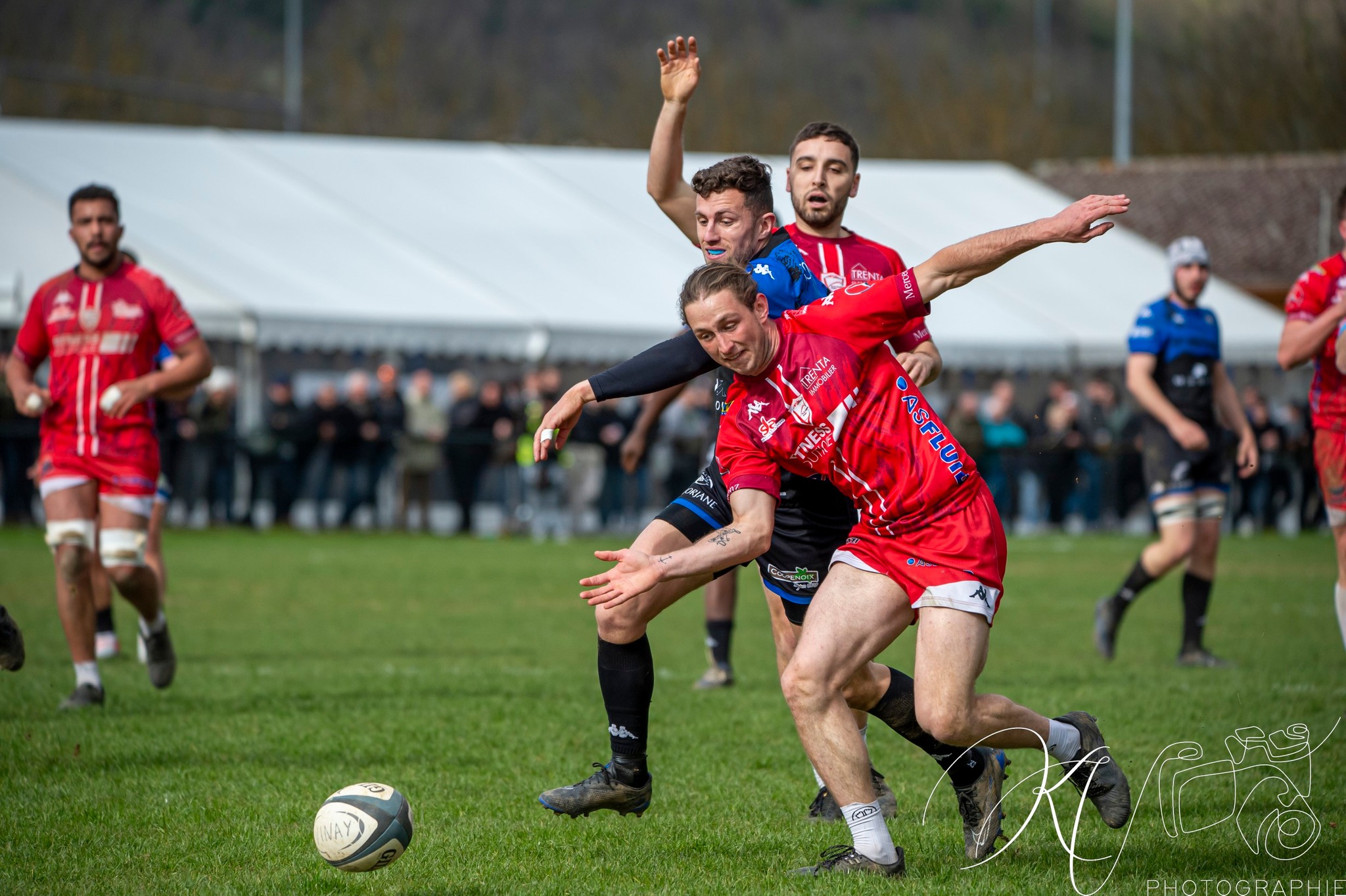  US Vinay - Stade Olympique Voironnais - Rugby - FFR 2024 Fed2 - US Vinay (27) vs (20) S.O. Voironnais (#FFR24F2USVSOV03) Photo by: Karine Valentin | Siuxy Sports 2024-03-24