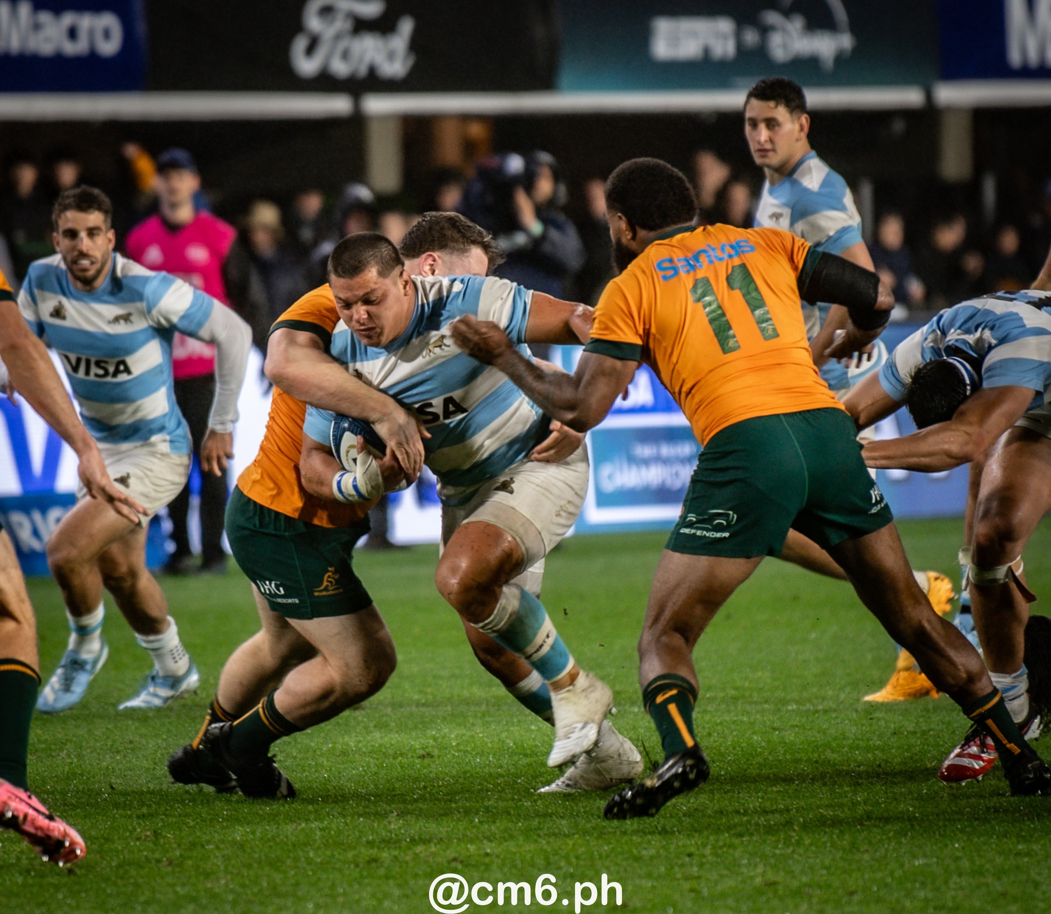 Thomas GALLO -  Selección Argentina de Rugby XV - Australia national rugby union team (M) - Rugby - Rugby Championship 2024 - Argentina Pumas (19) vs (20) Australia Wallabies (#CHAMP24R3ARGAUS) Photo by: Christian Mas | Siuxy Sports 2024-08-31