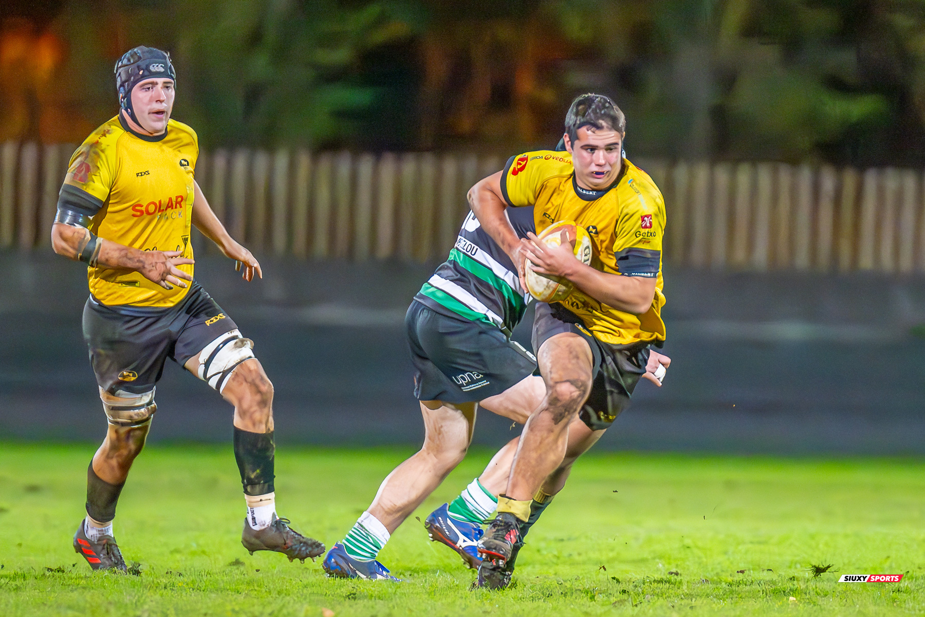 Arkaitz TREBOLAZABALA BENITO - Iker VIANA DE ARIÑO -  Getxo Artea Rugby Taldea - La Única Rugby Taldea - Rugby - FER 2024 - DHB - Getxo RT (91) vs (0) La Unica RT (#FER24DHBGRTLUR11) Photo by: Fredy Monfoto | Siuxy Sports 2023-11-04
