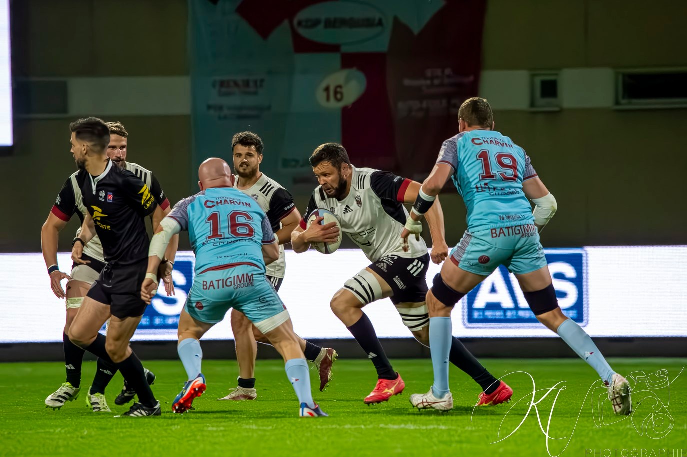  CS Bourgoin-Jallieu - Stade niçois - Rugby - FFR 2024 - National - CS Bourgoin-Jallieu (25) vs (23) Stade Niçois (#FFR24NATCSBJST04) Photo by: Karine Valentin | Siuxy Sports 2024-04-06