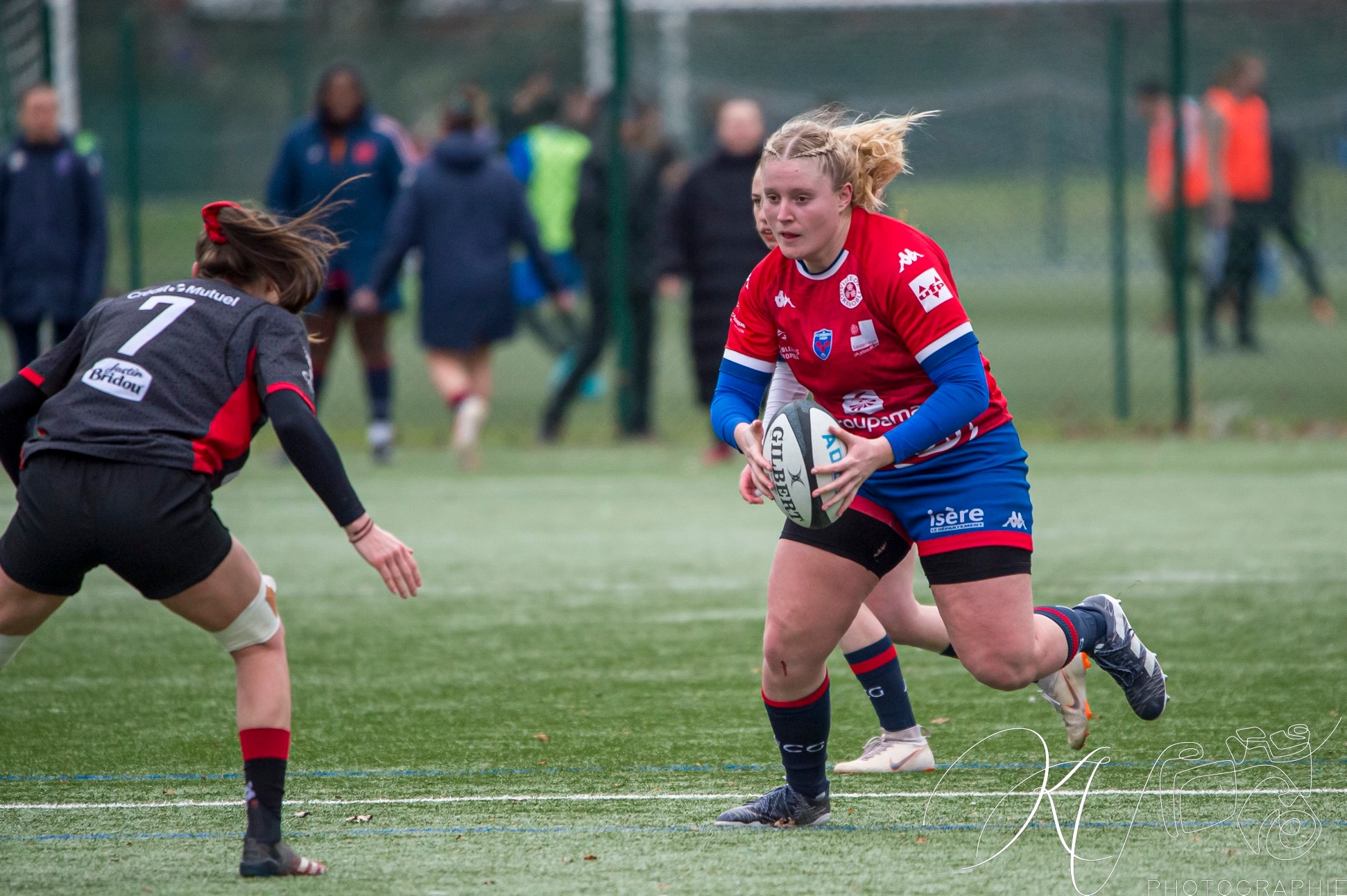  Lyon Olympique Universitaire - FC Grenoble Rugby - Rugby - Elite 1 2023 - Lyon O.U. (39) vs (14) FC Grenoble (#EL124LOUFCG02) Photo by: Karine Valentin | Siuxy Sports 2024-02-24