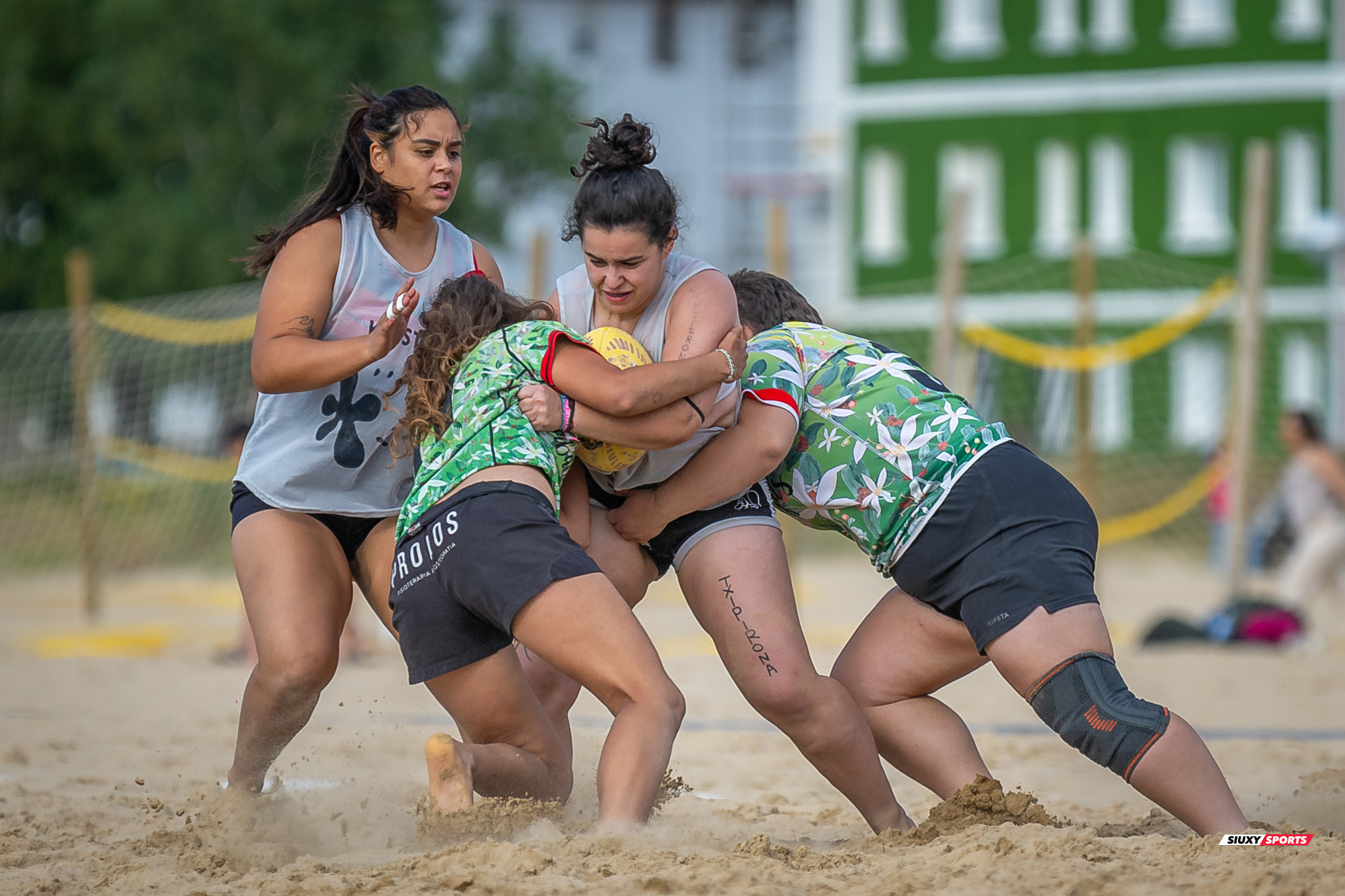  Universitario de Cantabria Rugby Club - Santoña Rugby Club - Rugby Playa - Circuito International del Cantabrico de Rugby Playa - IV Torneo Internacional de Laredo (#2024RugbyPlayaIVLaredo) Photo by: Fredy Monfoto | Siuxy Sports 2024-07-13