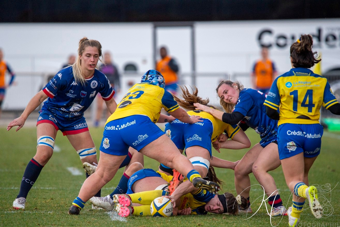  ASM Romagnat rugby féminin - FC Grenoble Rugby - Rugby - FFR 2024 Elite 1 Fém - ASM Romagnat (32) vs (8) Amazones FC Grenoble  (#FFR24E1FASMRFCG11) Photo by: Karine Valentin | Siuxy Sports 2024-11-17