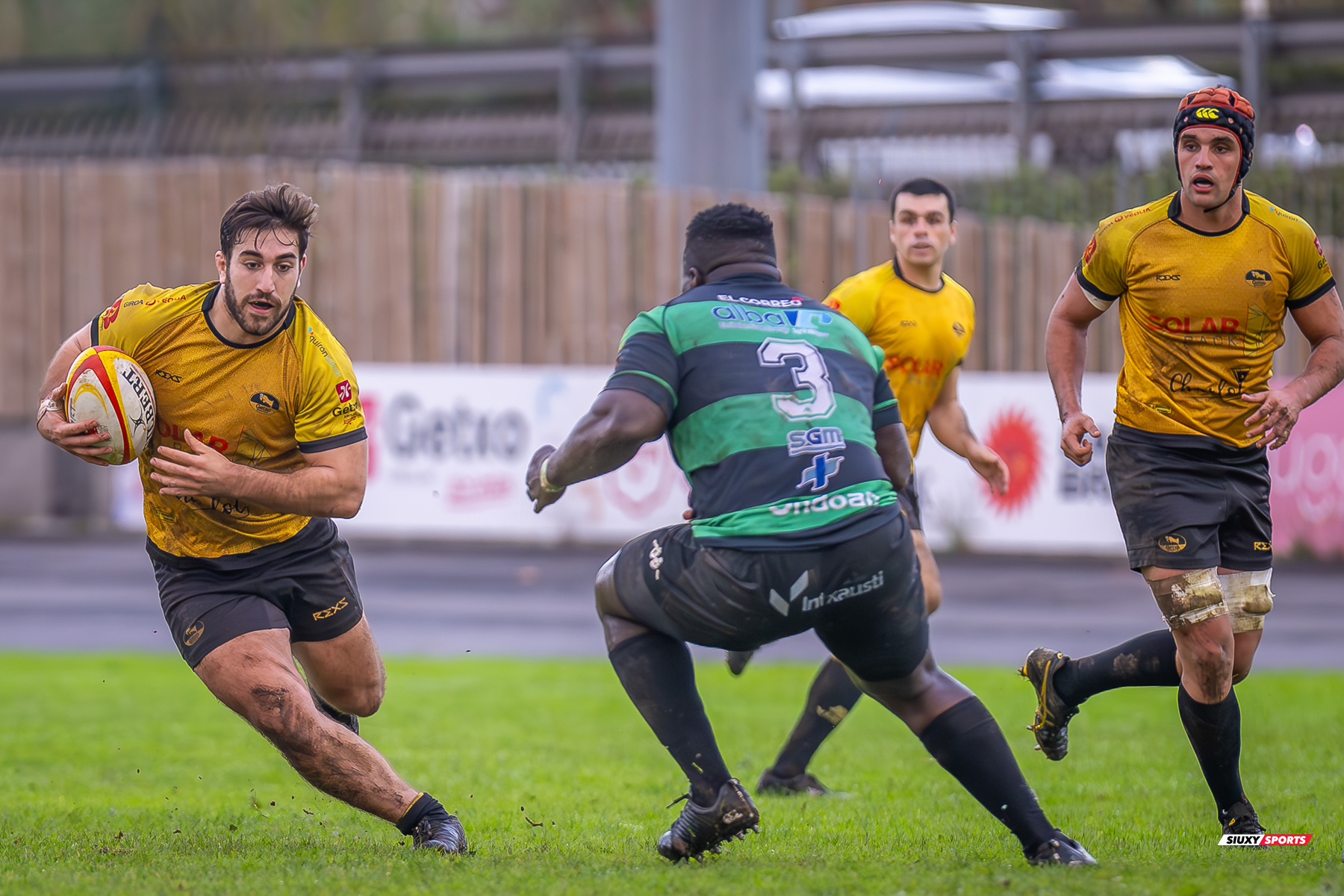 Pablo GOMEZ ROMAN - Kerman PASTOR AYO -  Getxo Artea Rugby Taldea - Gernika Rugby Taldea - Rugby - FER 2023 - DHB - Getxo Artea RT (24) vs (20) Universitario Bilbao Rugby (#FER23DHBGETGER11) Photo by: Fredy Monfoto | Siuxy Sports 2023-11-25