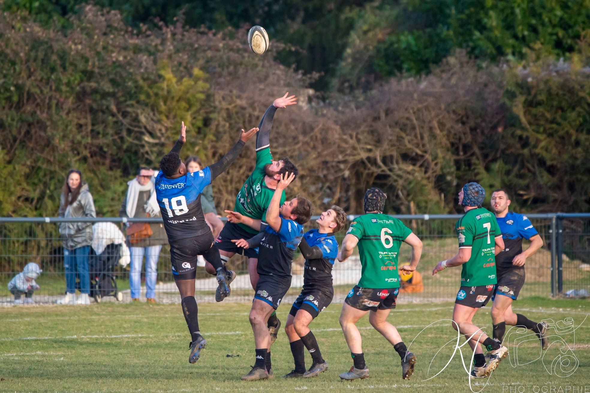  US Vinay - Rugby Club des Vallons de la Tour - Rugby - FED2 2024 - US Vinay (34) vs (25) RC des Vallons de la Tour (#FED224USVVDT01) Photo by: Karine Valentin | Siuxy Sports 2024-01-28