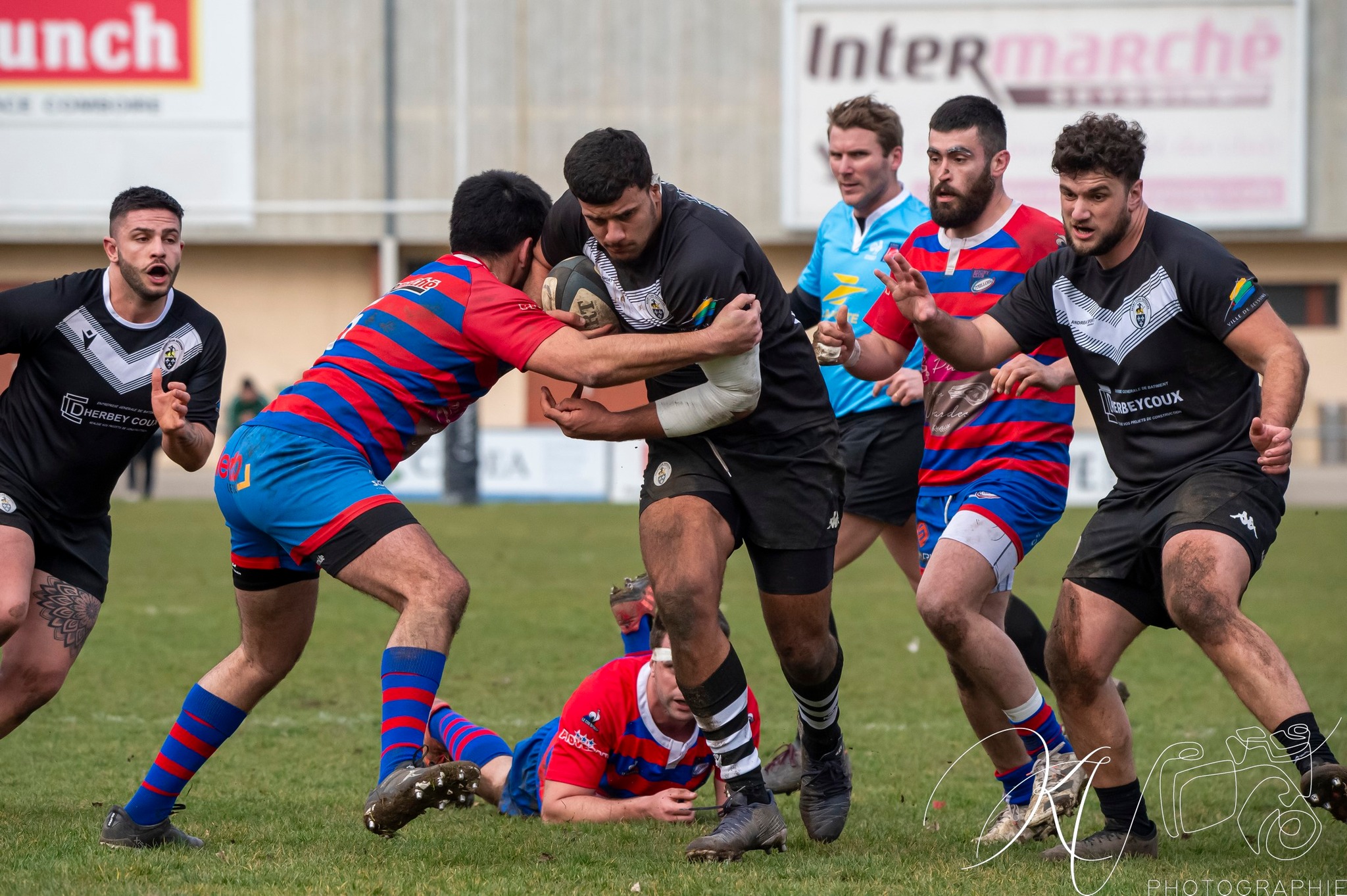  Rugby Club de Seyssins - Rugby Club Le Teil - Rugby - Fed3 2024 - RC de Seyssins vs RC Le Teil (#F324RCSRCLT02) Photo by: Karine Valentin | Siuxy Sports 2024-02-12