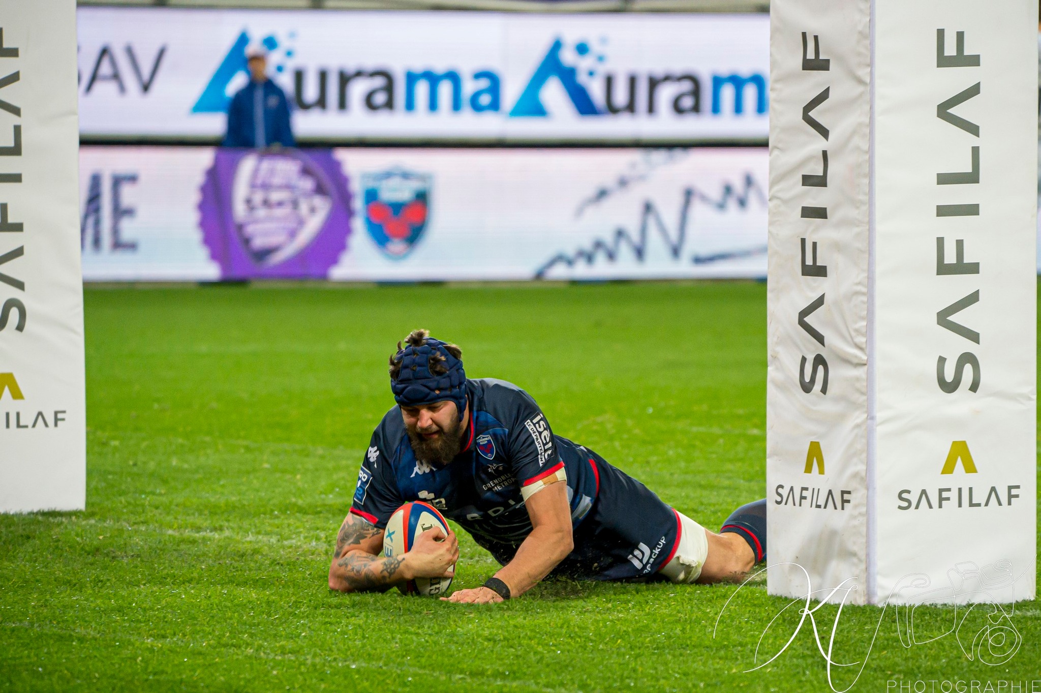 Thomas LAINAULT -  FC Grenoble Rugby - Rouen Normandie Rugby - Rugby - Pro D2 - FC Grenoble (43) vs (16) Rouen (#PD224FCGRNR03) Photo by: Karine Valentin | Siuxy Sports 2024-03-01