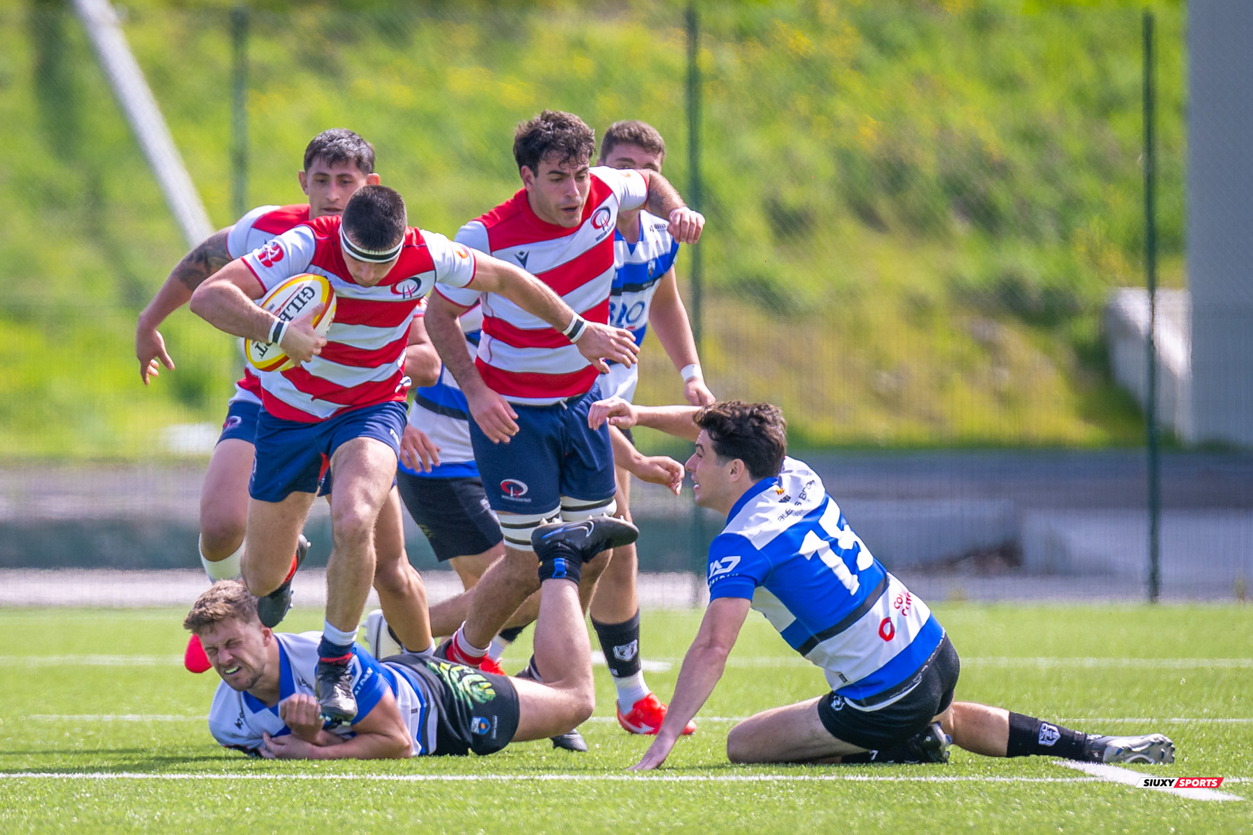 Guillermo José DURA GIL - Pablo ORTIZ REGNARD -  Universitario Bilbao Rugby - Club de Rugby Sant Cugat - Rugby - FER 2024 - DHB - Universitario Bilbao Rugby (34) VS (31) Club de Rugby Sant Cugat (#FER24UBRSCG04) Photo by: Fredy Monfoto | Siuxy Sports 2024-04-14