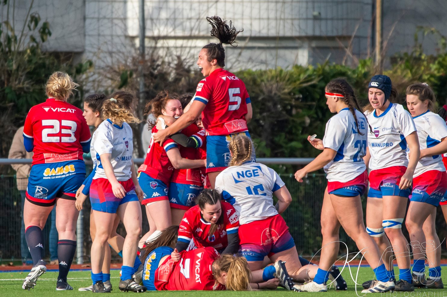  FC Grenoble Rugby - Blagnac - Rugby - 2024 Élite 1 Féminine - FC Grenoble Amazones (18)  vs (13) Blagnac (#E1G24FCGBLA02) Photo by: Karine Valentin | Siuxy Sports 2024-02-18