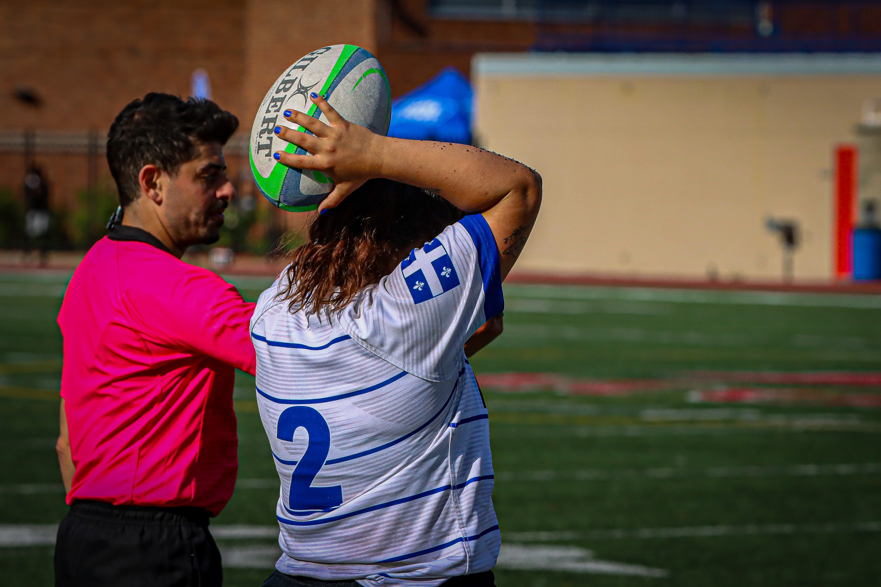  Équipe féminine - Rugby Québec - Ontario Blues (w) - Rugby - QORC-CROQ 2024 - FINALS - QUÉBEC EST (37) VS (13) ONTARIO EST - 1ST POSITION - Reel Mayarts (#QORC24QCEONE16) Photo by: Photo Mayarts | Siuxy Sports 2024-06-01