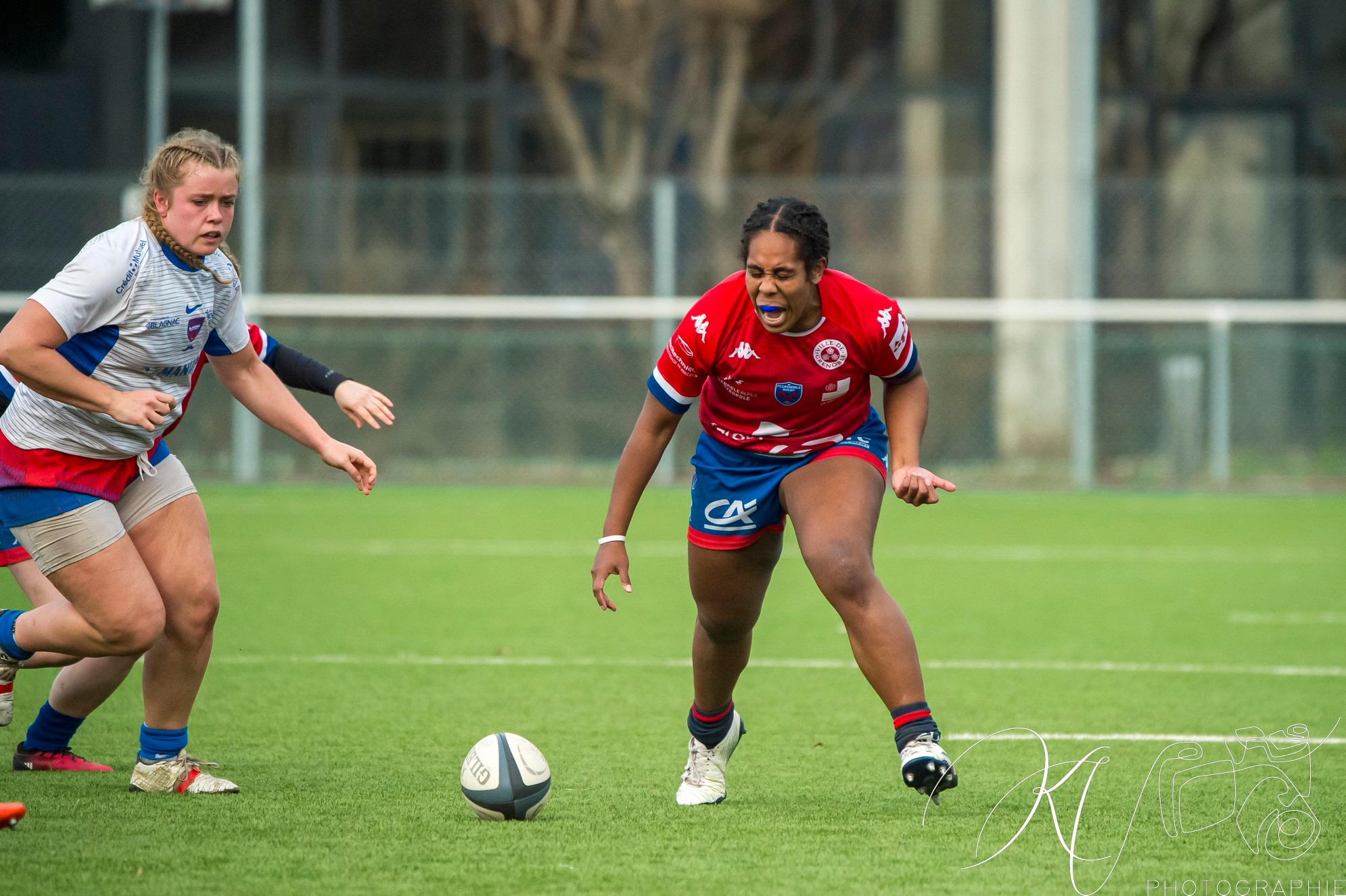 Makarita BALEINAGODO -  FC Grenoble Rugby - Blagnac - Rugby - 2024 Élite 1 Féminine - FC Grenoble Amazones (18)  vs (13) Blagnac (#E1G24FCGBLA02) Photo by: Karine Valentin | Siuxy Sports 2024-02-18