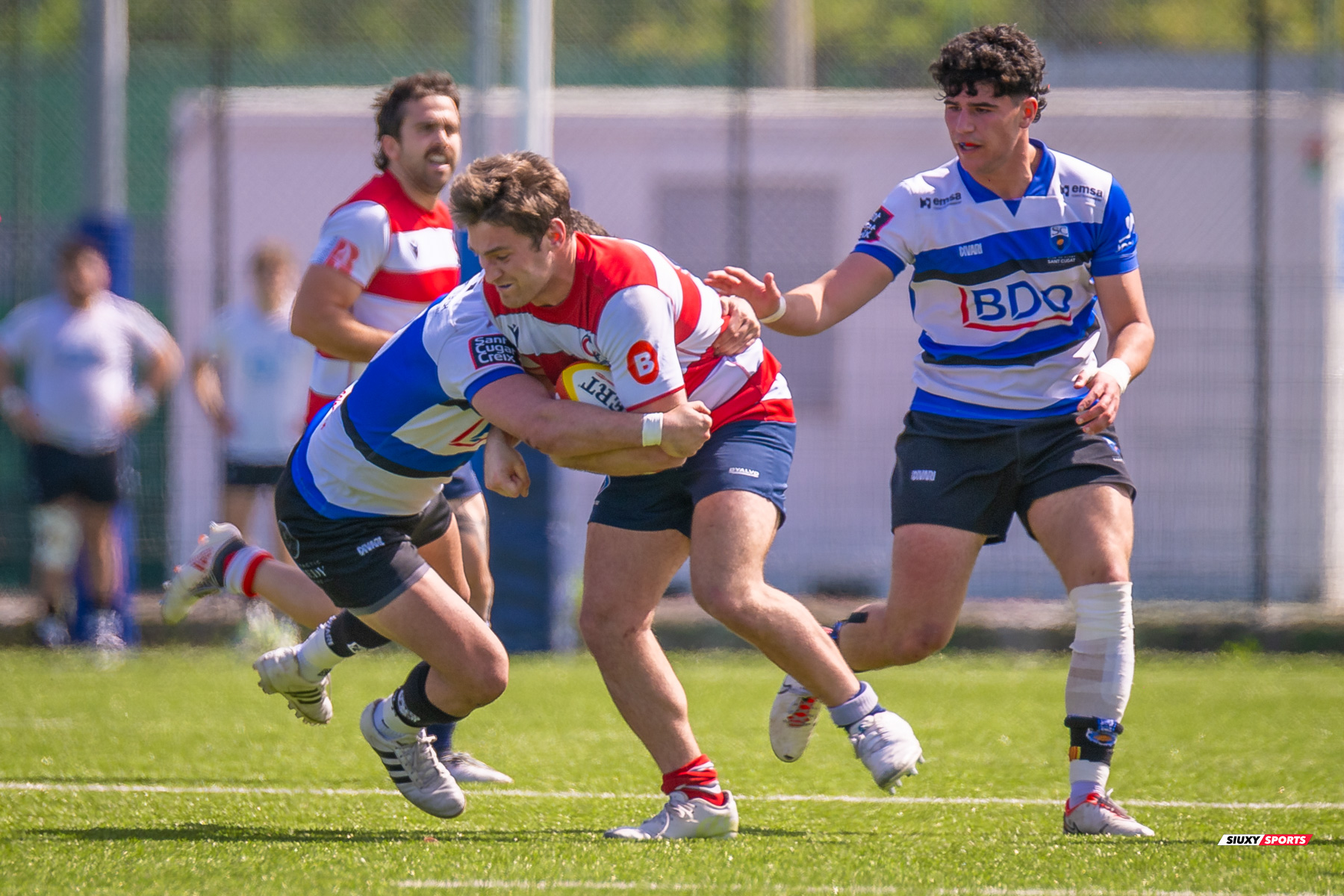 Elie CHABUT -  Universitario Bilbao Rugby - Club de Rugby Sant Cugat - Rugby - FER 2024 - DHB - Universitario Bilbao Rugby (34) VS (31) Club de Rugby Sant Cugat (#FER24UBRSCG04) Photo by: Fredy Monfoto | Siuxy Sports 2024-04-14