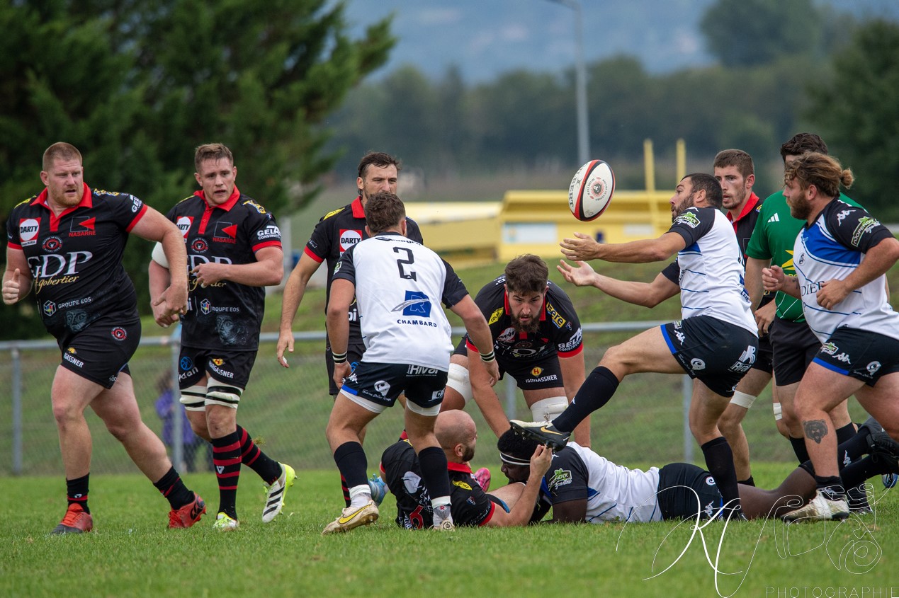  Bièvre Saint-Geoirs RC - US Vinay - Rugby - FFR 2024 Fed2 - Bievre SG vs US Vinay (#FFR24F2BSGUSV09) Photo by: Karine Valentin | Siuxy Sports 2024-09-22