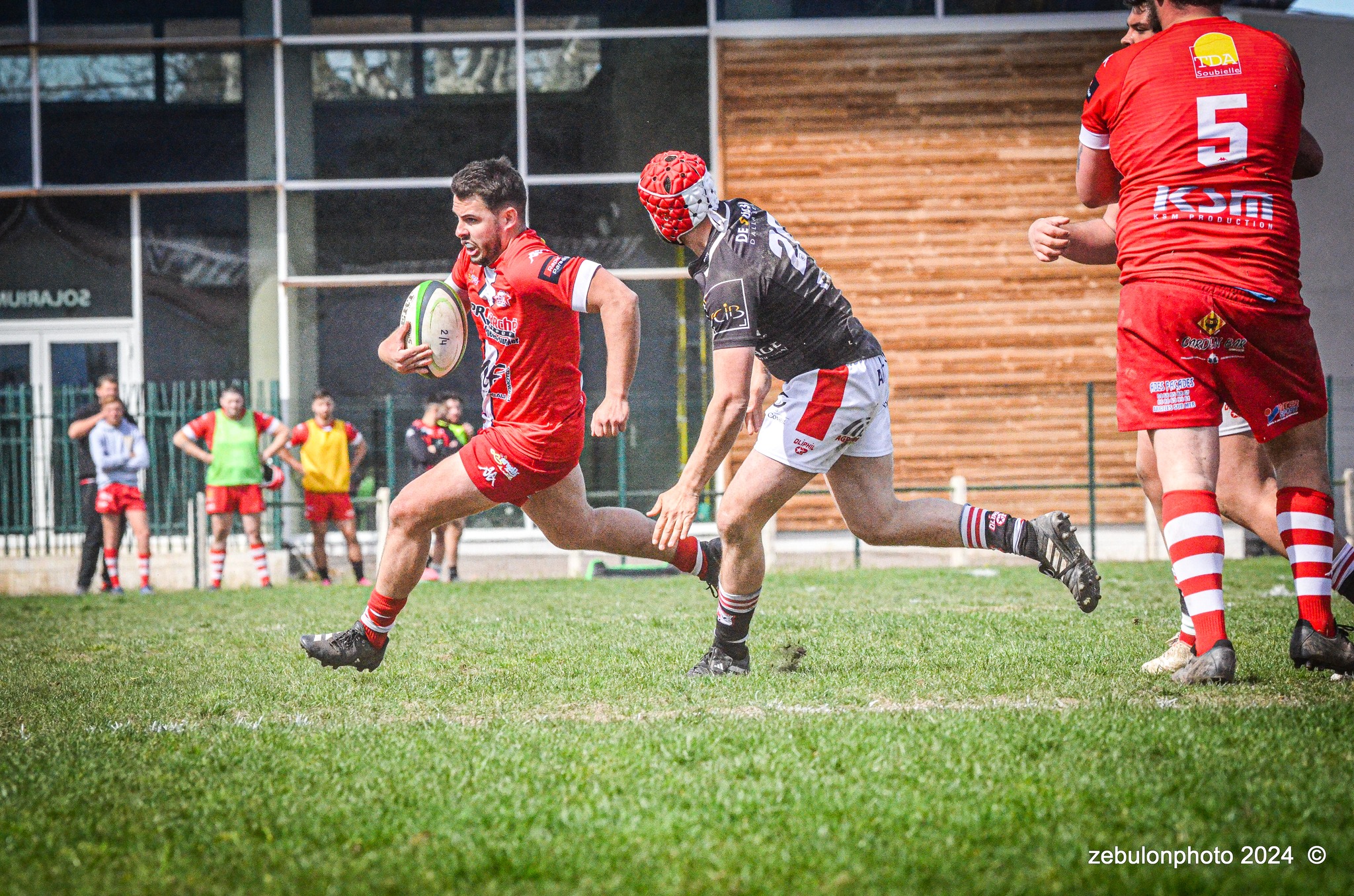  Étoile Sportive Catalane - Football Club Villefranchois - Lauragais - Rugby - FFR -  Fed 2 2024 - Etoile Sportive Catalane vs FC Villefranchois (#FFR24F2ESCFCV03) Photo by: Photo Zebulon | Siuxy Sports 2024-03-23
