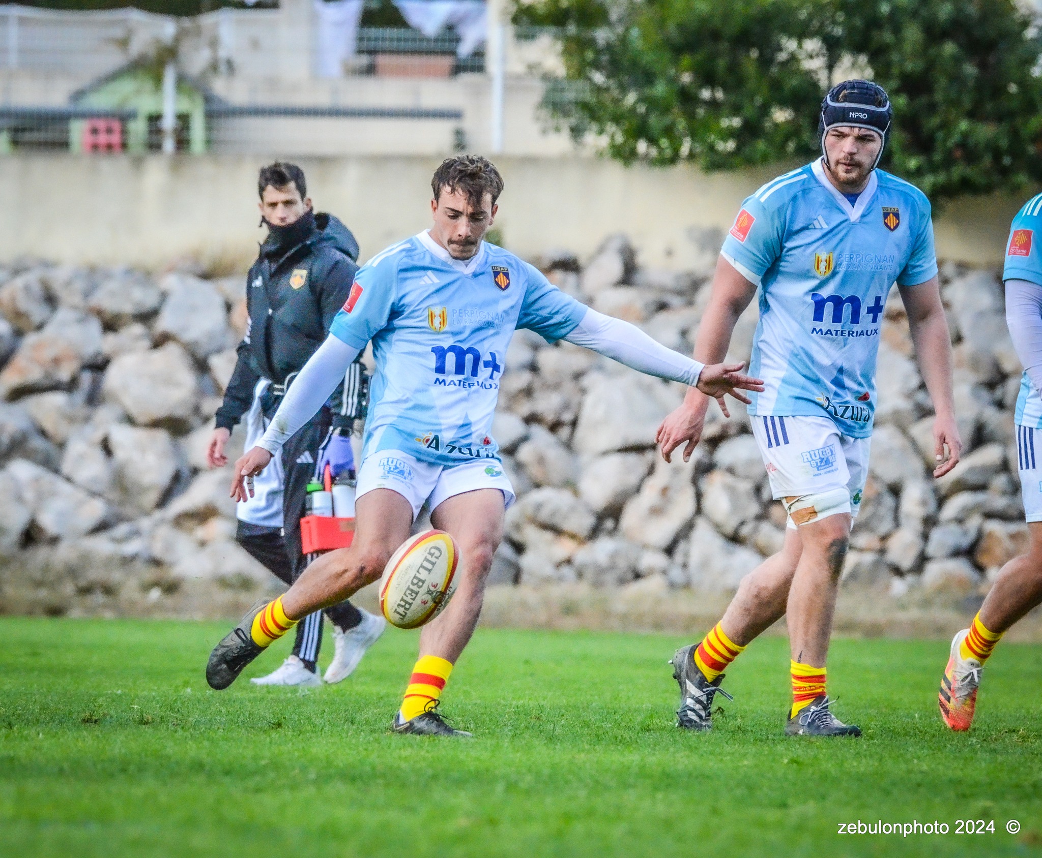  US Arlequins Perpignanais - RC Toulonnais - Rugby - Espoirs - USAP vs RCT (#ESP24USAPRCT02) Photo by: Photo Zebulon | Siuxy Sports 2024-02-10
