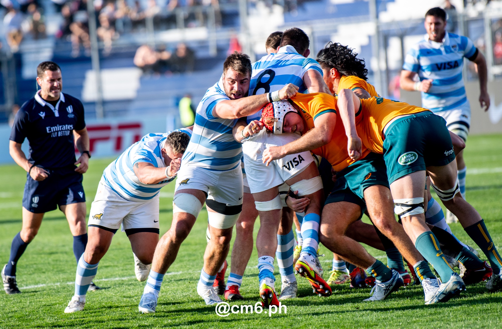  Selección Argentina de Rugby XV - Australia national rugby union team (M) - Rugby - Rugby Championship - Pumas (26) vs (41) Australia - Mendoza - Reel A (#RCH22ARGAUSa07) Photo by: Christian Mas | Siuxy Sports 2022-07-06