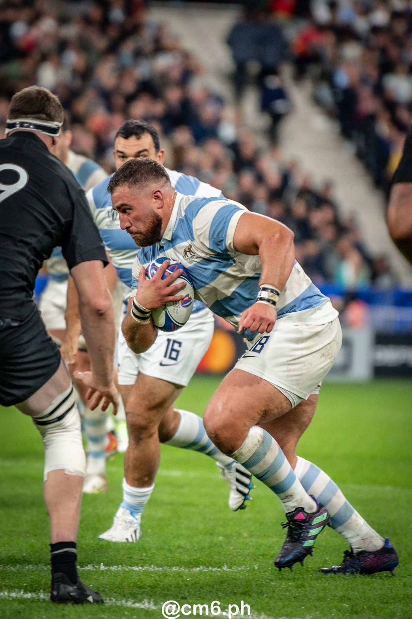  Selección Argentina de Rugby XV - New Zealand national rugby union team - Rugby - RWC 2023 - Semi final - Los Pumas (6) vs (44) All Blacks (#RWC23ARGNZL10) Photo by: Christian Mas | Siuxy Sports 2023-10-27