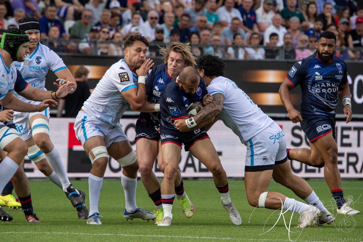  FC Grenoble Rugby - Montpellier Hérault Rugby - Rugby - FFR - 2024 - Access Match -  FC Grenoble (18) vs (20) Montpellier (#FFR24FCGMHR06) Photo by: Karine Valentin | Siuxy Sports 2024-06-16