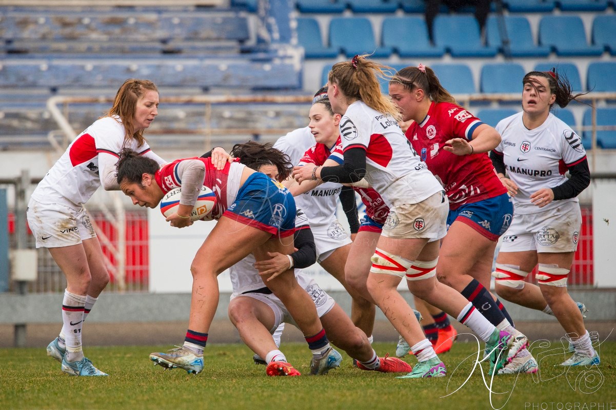  FC Grenoble Rugby - Stade Toulousain - Rugby - FFR 2024 - Élite 1 Fém - FC Grenoble (15) vs (15) Stade Toulousain RF (#FFR24E1FFCGST12) Photo by: Karine Valentin | Siuxy Sports 2024-12-07