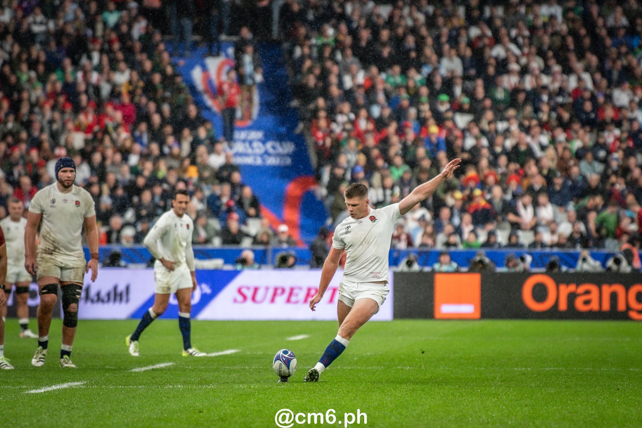  England national rugby union team - South Africa national rugby union team - Rugby - RWC 2023 - England (15) vs (16) South Africa (#RWC23ENGSAF10) Photo by: Christian Mas | Siuxy Sports 2023-10-21