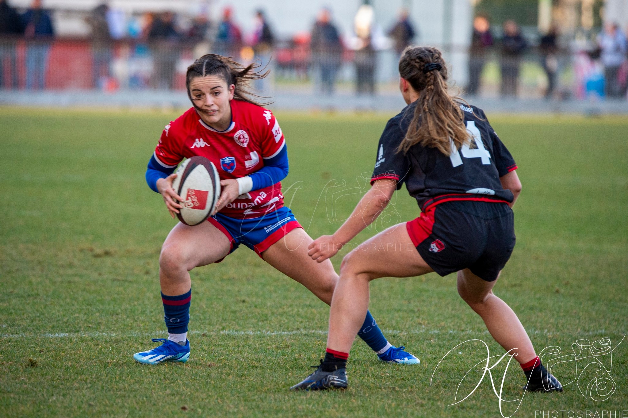  FC Grenoble Rugby - Lyon Olympique Universitaire - Rugby - FFR 2024 - Elite 1 Fém - FCG Amazones (8) vs (5) LOU (#FFR24E1FFCGLOU12) Photo by: Karine Valentin | Siuxy Sports 2024-12-14