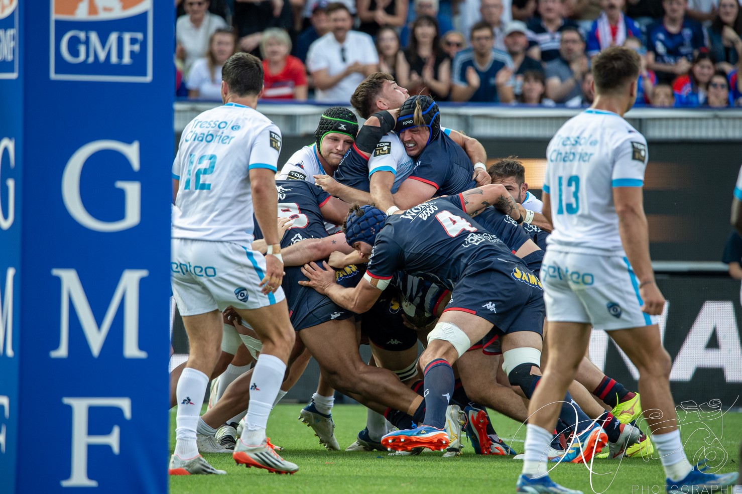  FC Grenoble Rugby - Montpellier Hérault Rugby - Rugby - FFR - 2024 - Access Match -  FC Grenoble (18) vs (20) Montpellier (#FFR24FCGMHR06) Photo by: Karine Valentin | Siuxy Sports 2024-06-16