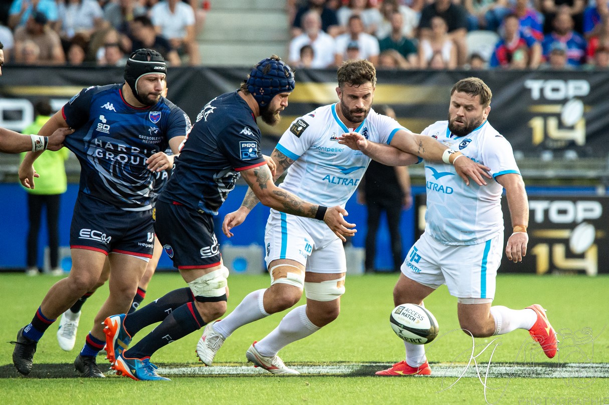  FC Grenoble Rugby - Montpellier Hérault Rugby - Rugby - FFR - 2024 - Access Match -  FC Grenoble (18) vs (20) Montpellier (#FFR24FCGMHR06) Photo by: Karine Valentin | Siuxy Sports 2024-06-16
