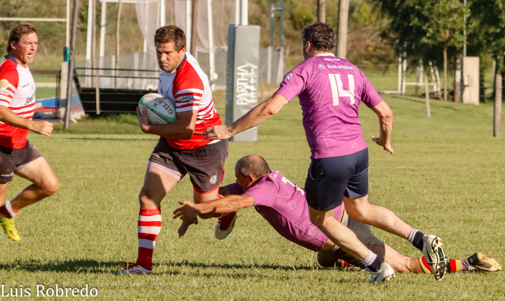  Areco Rugby Club - Club Champagnat - RugbyV - 6TO ENCUENTRO DE VETERANOS DEL ARECO RUGBY CLUB - Areco vs Champagnat (#2024ENCVETARCCHA03) Photo by: Luis Robredo | Siuxy Sports 2024-03-09