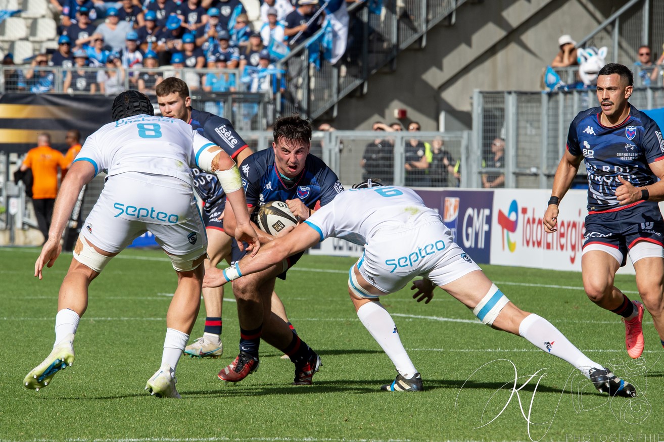  FC Grenoble Rugby - Montpellier Hérault Rugby - Rugby - FFR - 2024 - Access Match -  FC Grenoble (18) vs (20) Montpellier (#FFR24FCGMHR06) Photo by: Karine Valentin | Siuxy Sports 2024-06-16