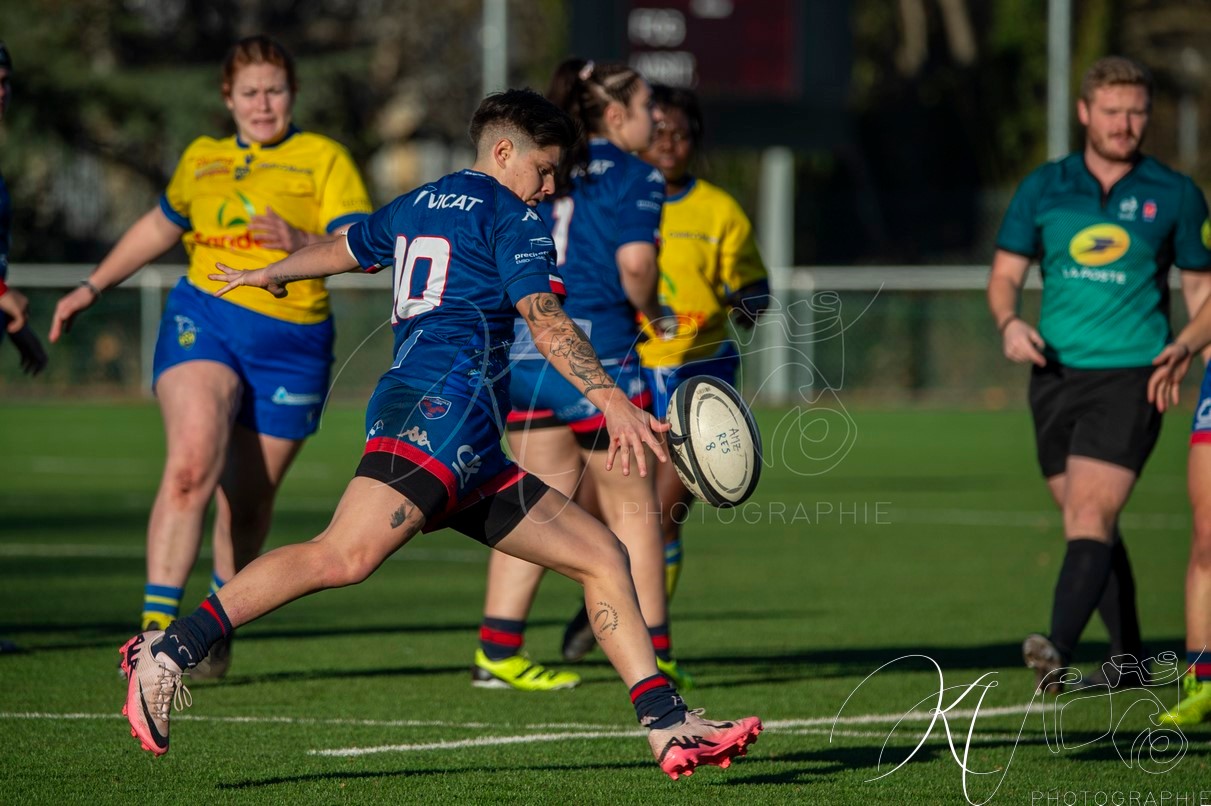  FC Grenoble Rugby - ASM Romagnat rugby féminin - Rugby - FFR 2024 - Réserve Élite - FCG Amazones vs ASM Romagnat (#FFR24REFCGASMR11) Photo by: Karine Valentin | Siuxy Sports 2024-11-30