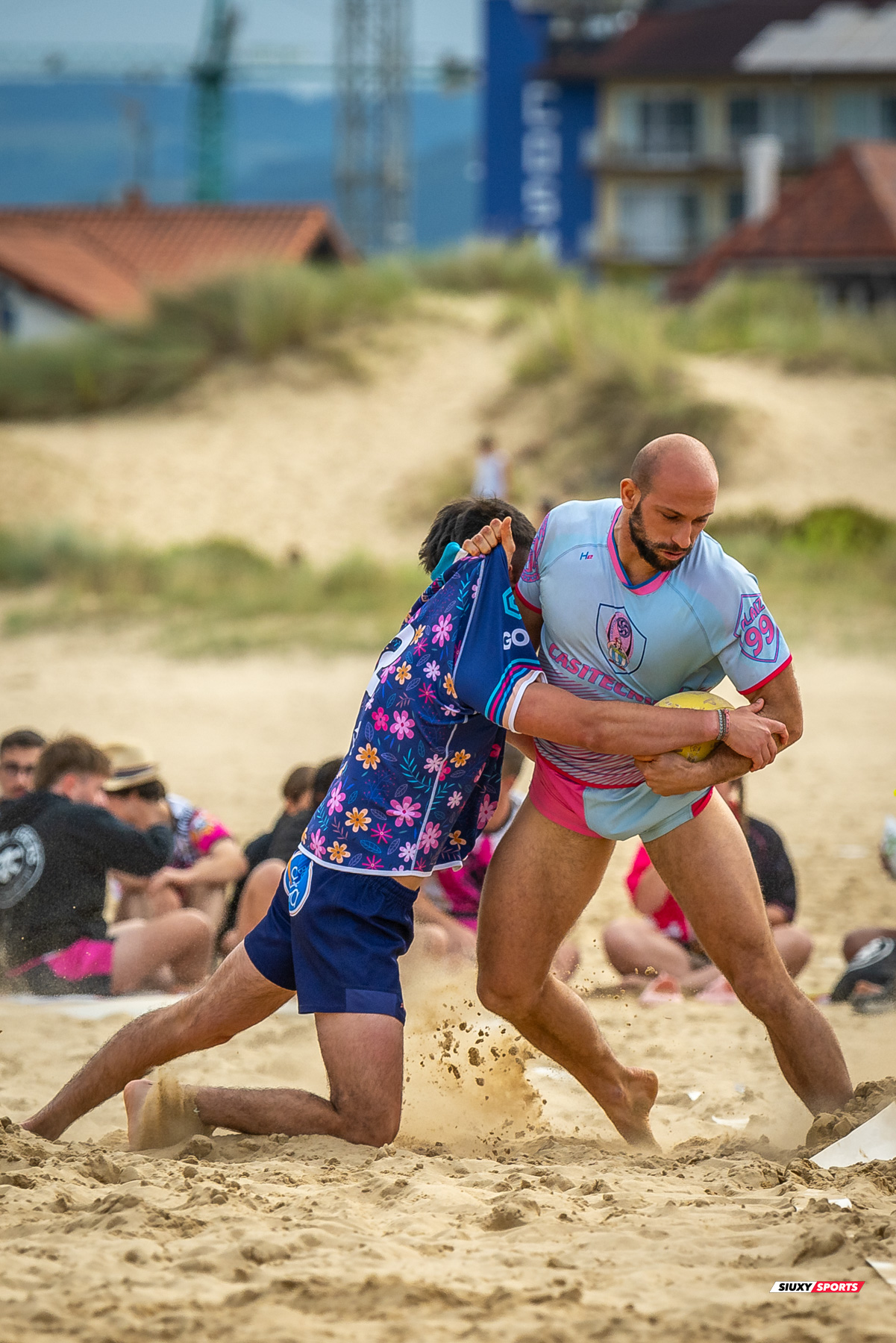  Universitario de Cantabria Rugby Club - Santoña Rugby Club - Rugby Playa - Circuito International del Cantabrico de Rugby Playa - IV Torneo Internacional de Laredo (#2024RugbyPlayaIVLaredo) Photo by: Fredy Monfoto | Siuxy Sports 2024-07-13