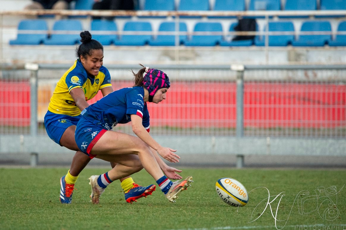  ASM Romagnat rugby féminin - FC Grenoble Rugby - Rugby - FFR 2024 Elite 1 Fém - ASM Romagnat (32) vs (8) Amazones FC Grenoble  (#FFR24E1FASMRFCG11) Photo by: Karine Valentin | Siuxy Sports 2024-11-17
