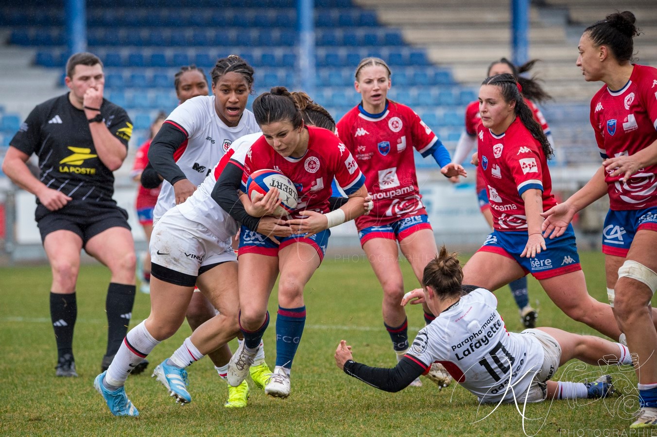  FC Grenoble Rugby - Stade Toulousain - Rugby - FFR 2024 - Élite 1 Fém - FC Grenoble (15) vs (15) Stade Toulousain RF (#FFR24E1FFCGST12) Photo by: Karine Valentin | Siuxy Sports 2024-12-07
