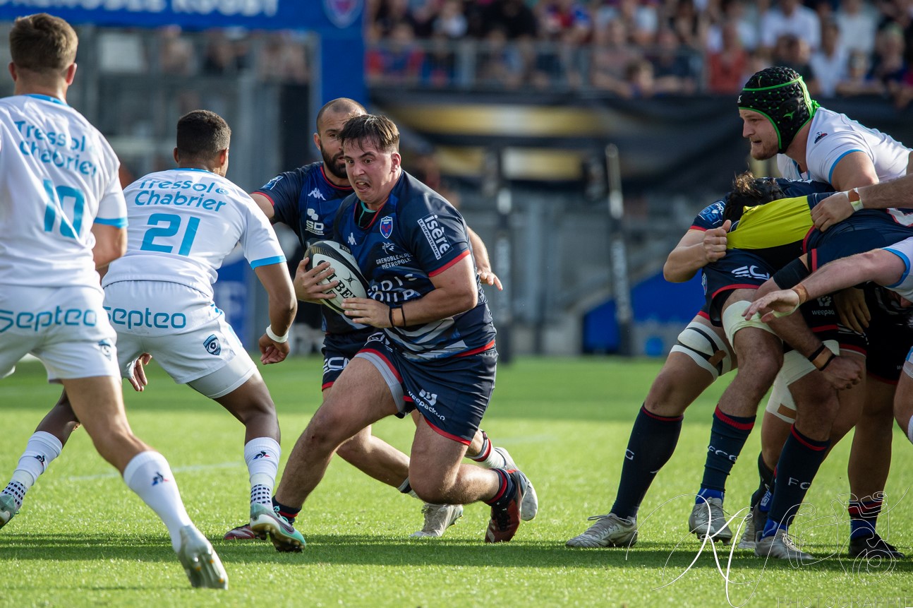  FC Grenoble Rugby - Montpellier Hérault Rugby - Rugby - FFR - 2024 - Access Match -  FC Grenoble (18) vs (20) Montpellier (#FFR24FCGMHR06) Photo by: Karine Valentin | Siuxy Sports 2024-06-16
