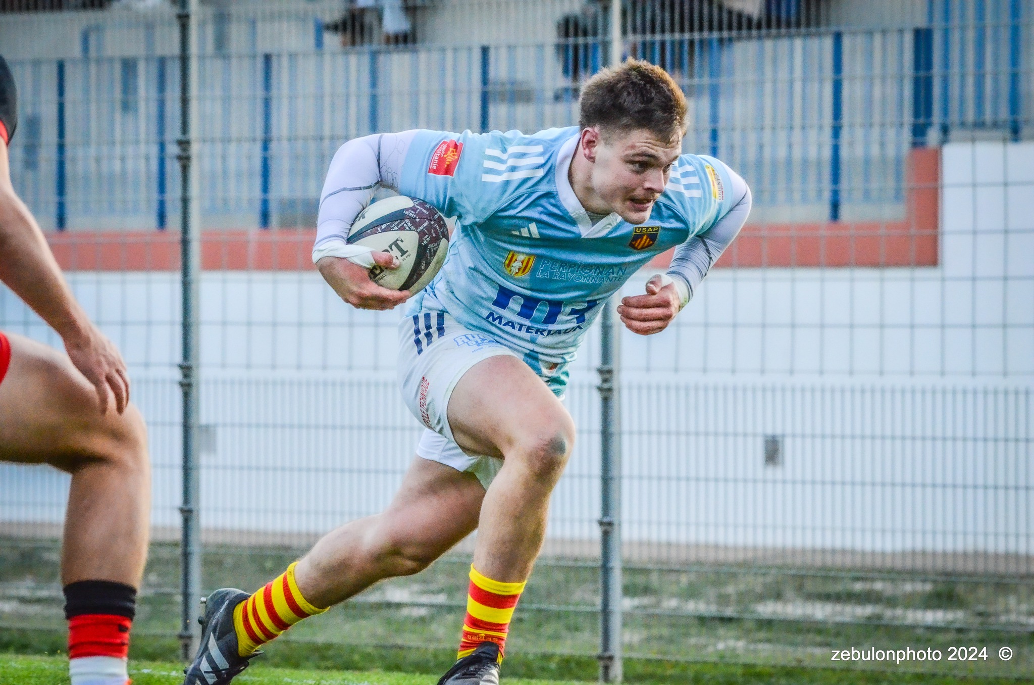  US Arlequins Perpignanais - RC Toulonnais - Rugby - Espoirs - USAP vs RCT (#ESP24USAPRCT02) Photo by: Photo Zebulon | Siuxy Sports 2024-02-10