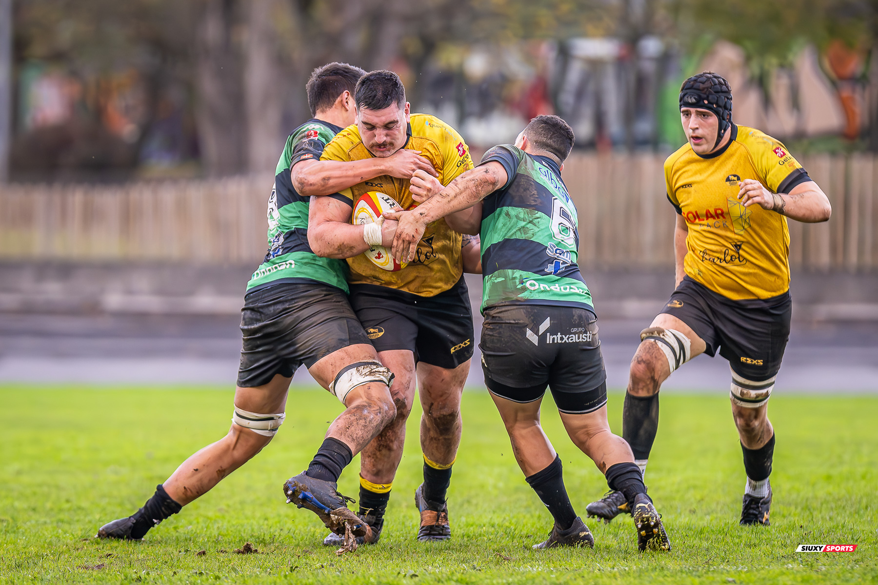 Angus RILEY KEEFE - Iker VIANA DE ARIÑO -  Getxo Artea Rugby Taldea - Gernika Rugby Taldea - Rugby - FER 2023 - DHB - Getxo Artea RT (24) vs (20) Universitario Bilbao Rugby (#FER23DHBGETGER11) Photo by: Fredy Monfoto | Siuxy Sports 2023-11-25