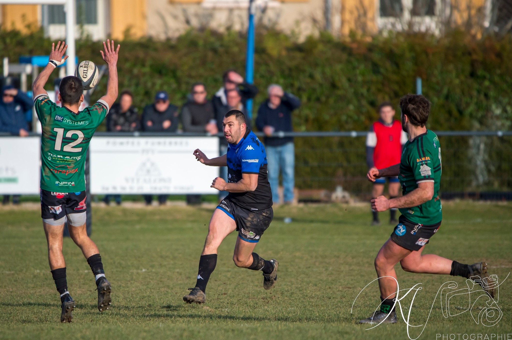  US Vinay - Rugby Club des Vallons de la Tour - Rugby - FED2 2024 - US Vinay (34) vs (25) RC des Vallons de la Tour (#FED224USVVDT01) Photo by: Karine Valentin | Siuxy Sports 2024-01-28