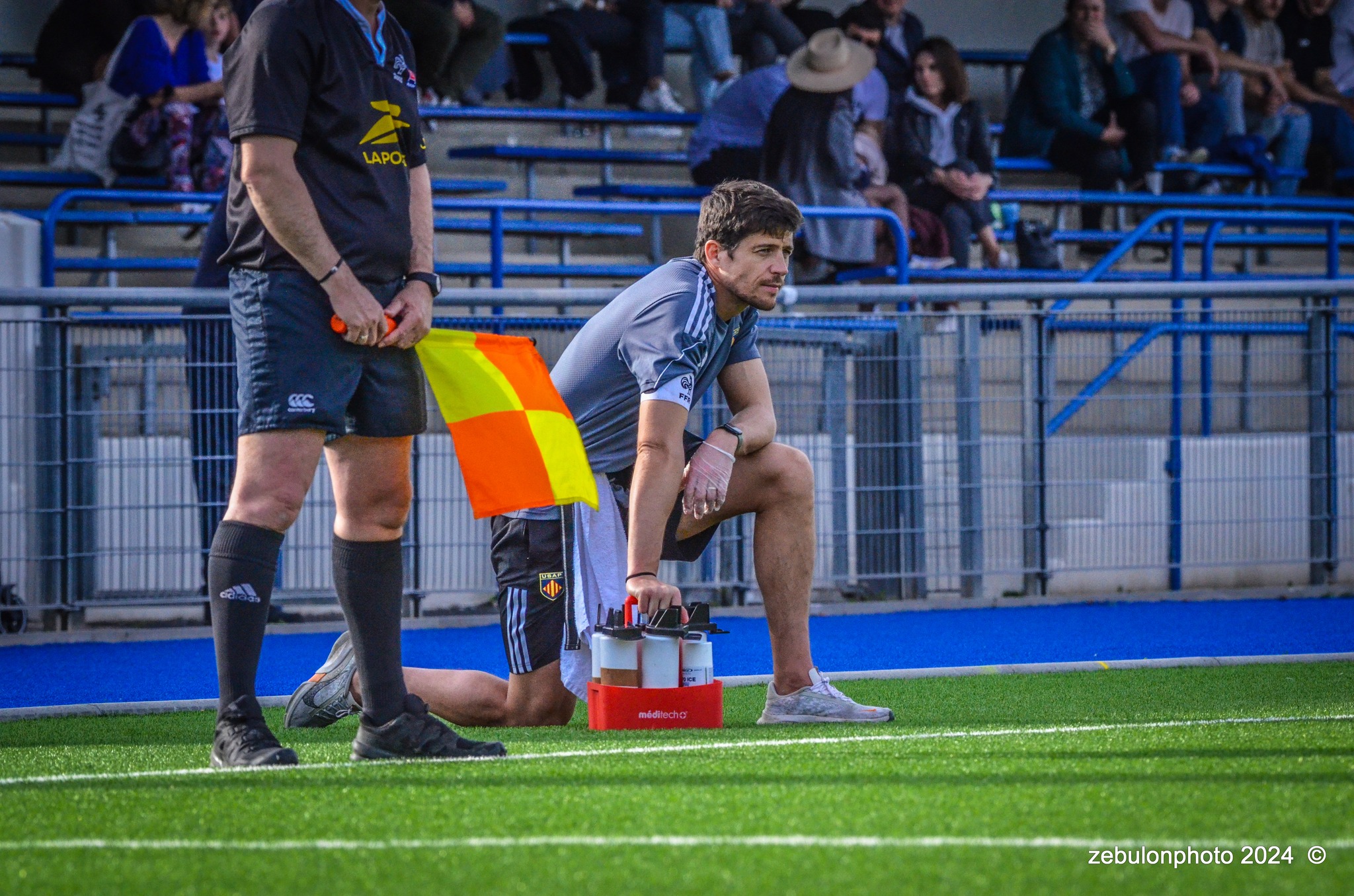  Montpellier Hérault Rugby - US Arlequins Perpignanais - Rugby - 2024 Espoirs - Montpellier (18) vs (7) Perpignan (#ESP24MHRUSAP03) Photo by: Photo Zebulon | Siuxy Sports 2024-03-16