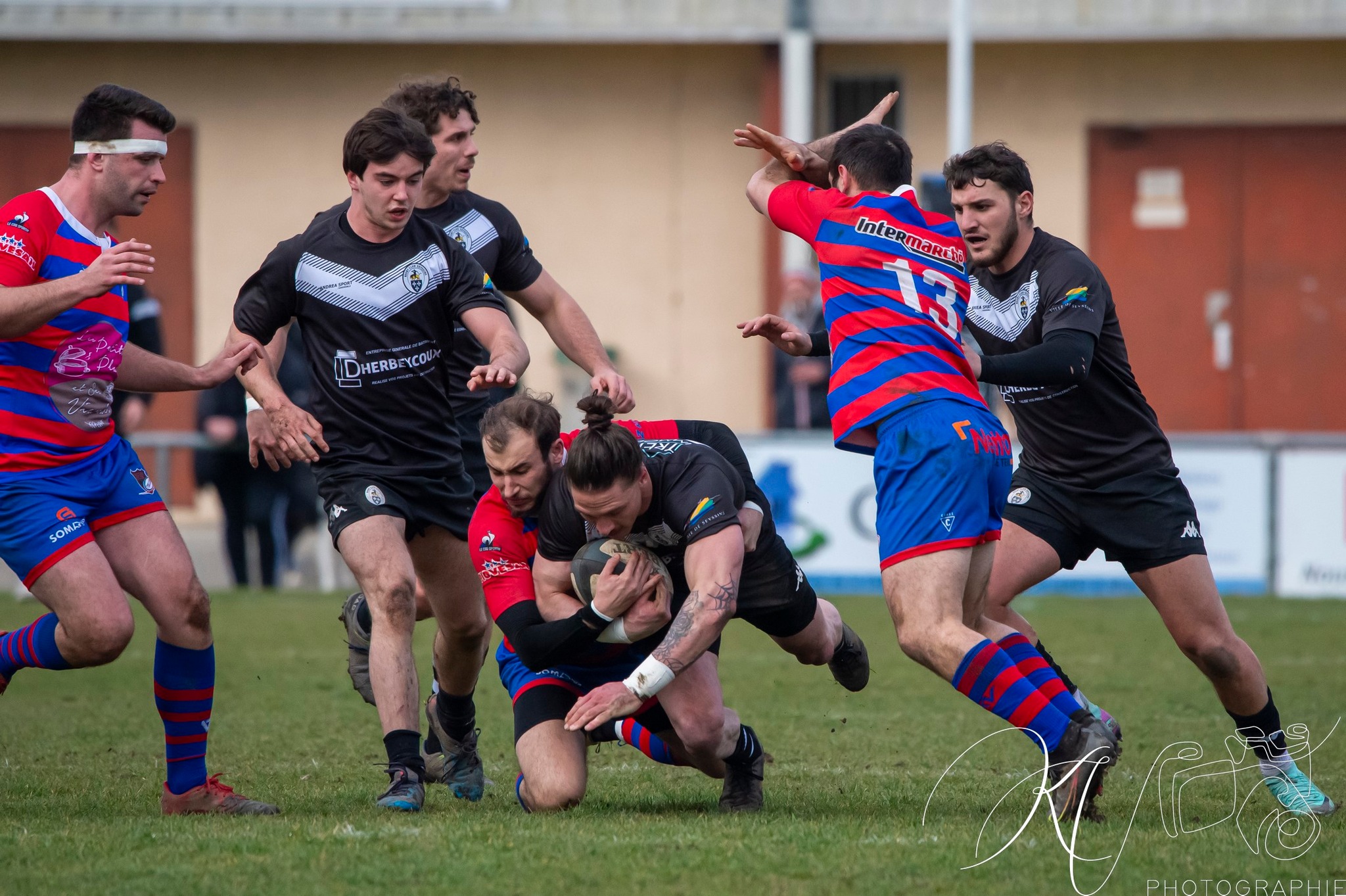  Rugby Club de Seyssins - Rugby Club Le Teil - Rugby - Fed3 2024 - RC de Seyssins vs RC Le Teil (#F324RCSRCLT02) Photo by: Karine Valentin | Siuxy Sports 2024-02-12