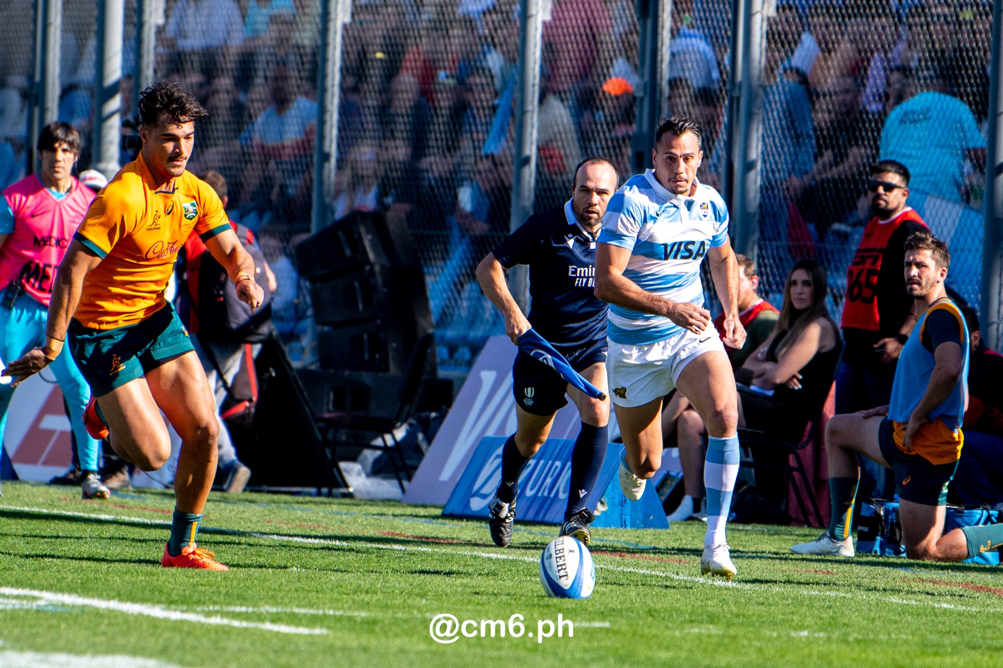  Selección Argentina de Rugby XV - Australia national rugby union team (M) - Rugby - Rugby Championship - Pumas (26) vs (41) Australia - Mendoza - Reel B (#RCH22ARGAUSb07) Photo by: Christian Mas | Siuxy Sports 2022-07-06
