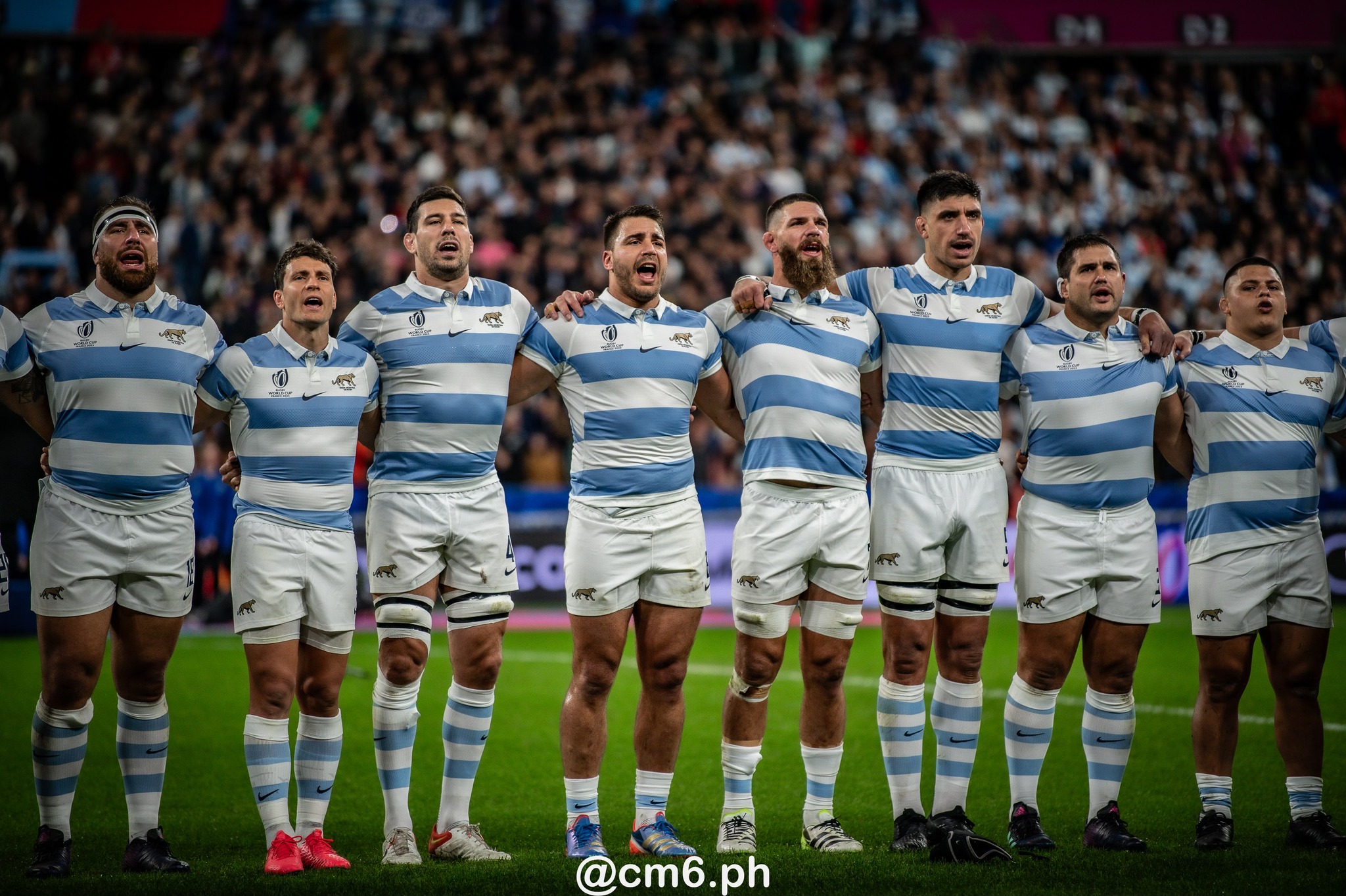 Marcos KREMER - Tomás LAVANINI -  Selección Argentina de Rugby XV - New Zealand national rugby union team - Rugby - RWC 2023 - Semi final - Los Pumas (6) vs (44) All Blacks (#RWC23ARGNZL10) Photo by: Christian Mas | Siuxy Sports 2023-10-27