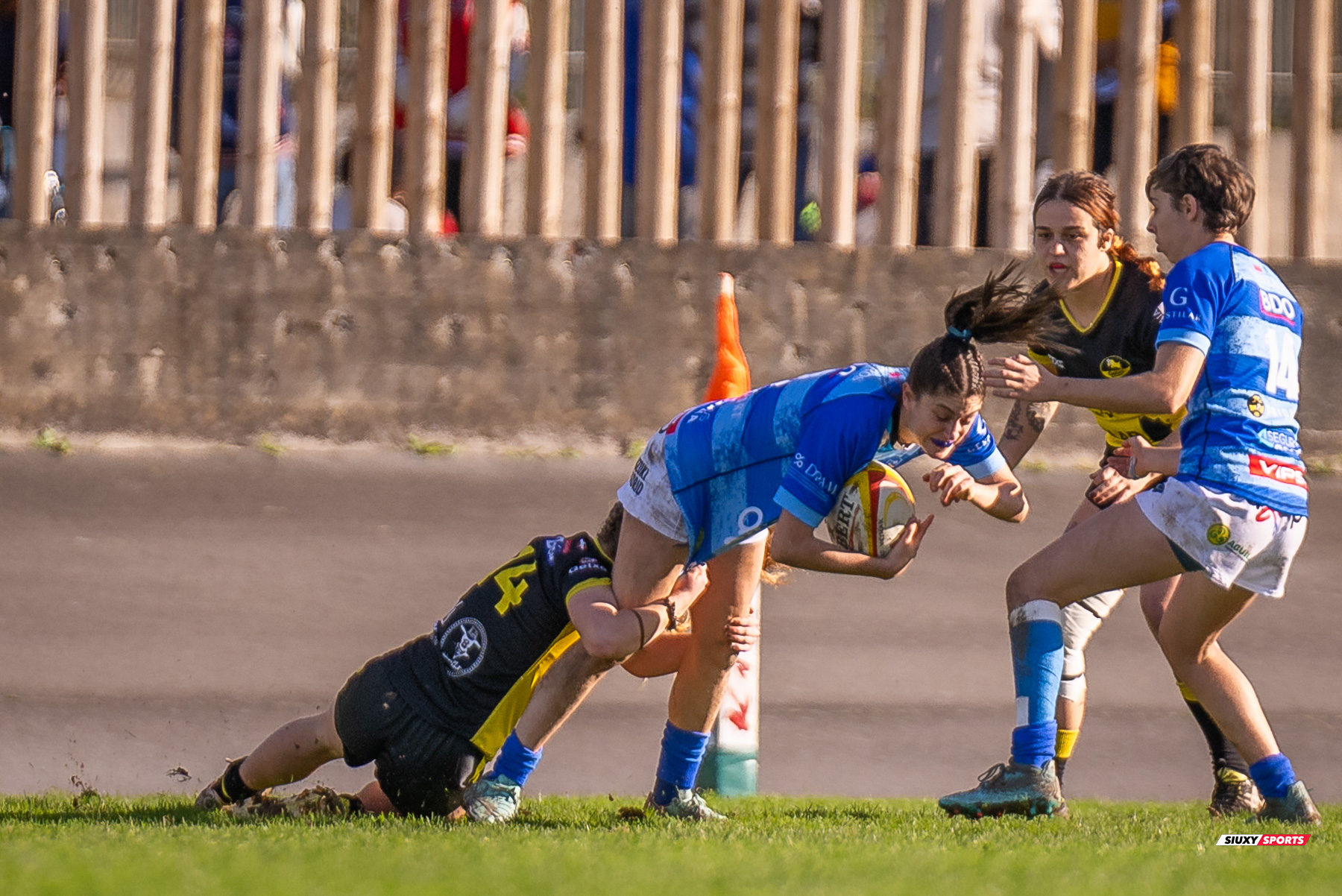  Getxo Artea Rugby Taldea - Club de Rugby Cisneros - Rugby - FER 2024 - DHB F - Getxo Neskak Rt (25) vs (13) Cisneros (#FER24DHBGNCIS02) Photo by: Fredy Monfoto | Siuxy Sports 2024-02-17