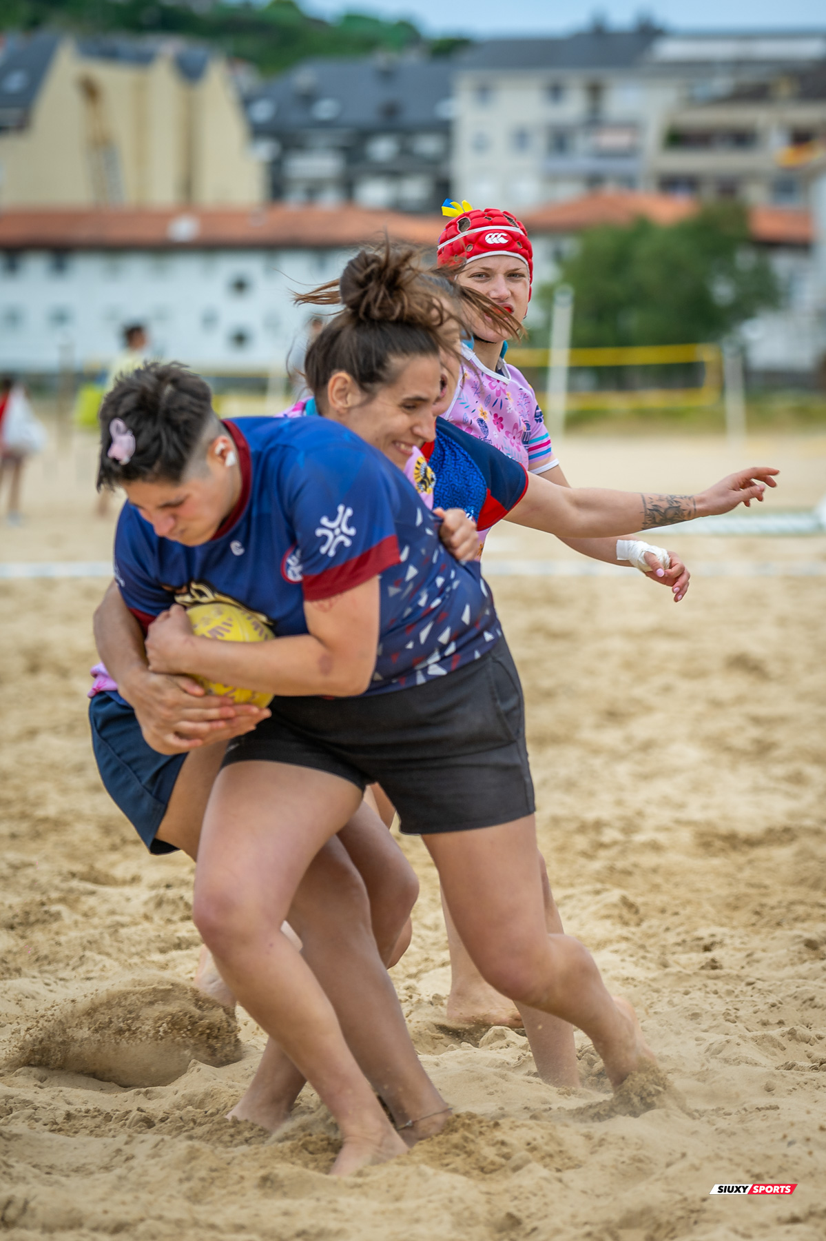  Universitario de Cantabria Rugby Club - Santoña Rugby Club - Rugby Playa - Circuito International del Cantabrico de Rugby Playa - IV Torneo Internacional de Laredo (#2024RugbyPlayaIVLaredo) Photo by: Fredy Monfoto | Siuxy Sports 2024-07-13