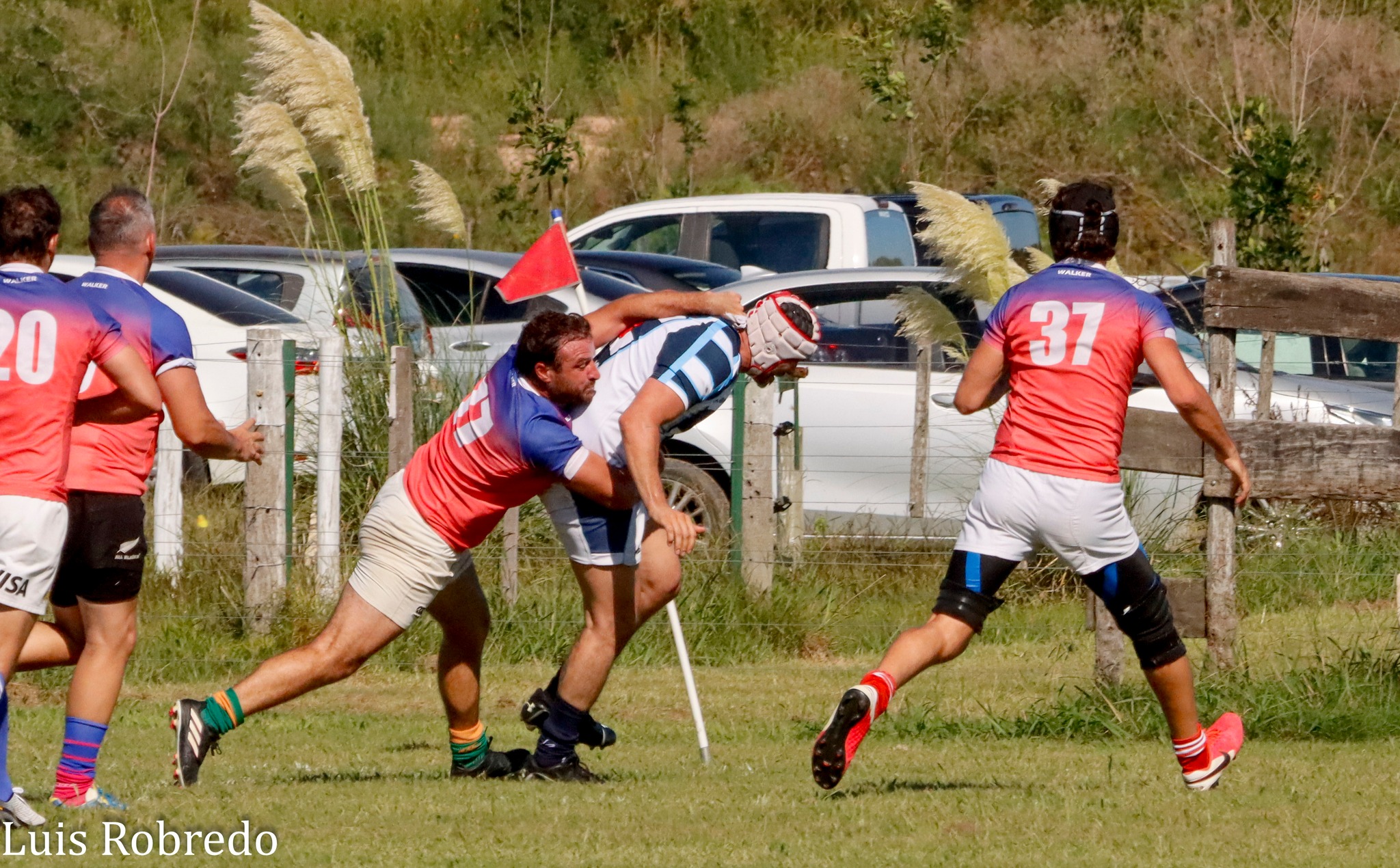  Repuestos XV - Club Argentino de Rugby - RugbyV - 6TO ENCUENTRO DE VETERANOS DEL ARECO RUGBY CLUB - Repuestos XV vs Club Argentino de Rugby (#2024EncVetARCRXVCAR) Photo by: Luis Robredo | Siuxy Sports 2024-03-09