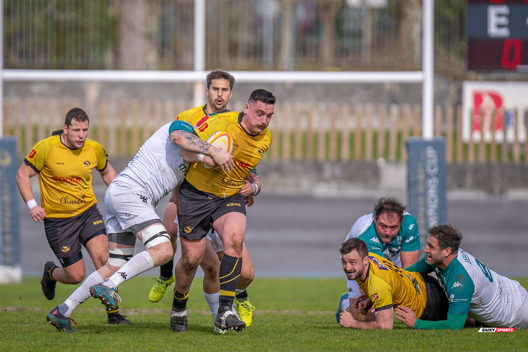Jon Ander CALVO DE LA QUINTANA - Juan Cruz RODRIGUEZ HERRERA -  Getxo Artea Rugby Taldea - Rugby Club Valencia - Rugby - FER 2024 - DHB - Getxo RT (14) vs (16) Valencia RC (#FER24DHBGRTVRC01) Photo by: Fredy Monfoto | Siuxy Sports 2024-01-28